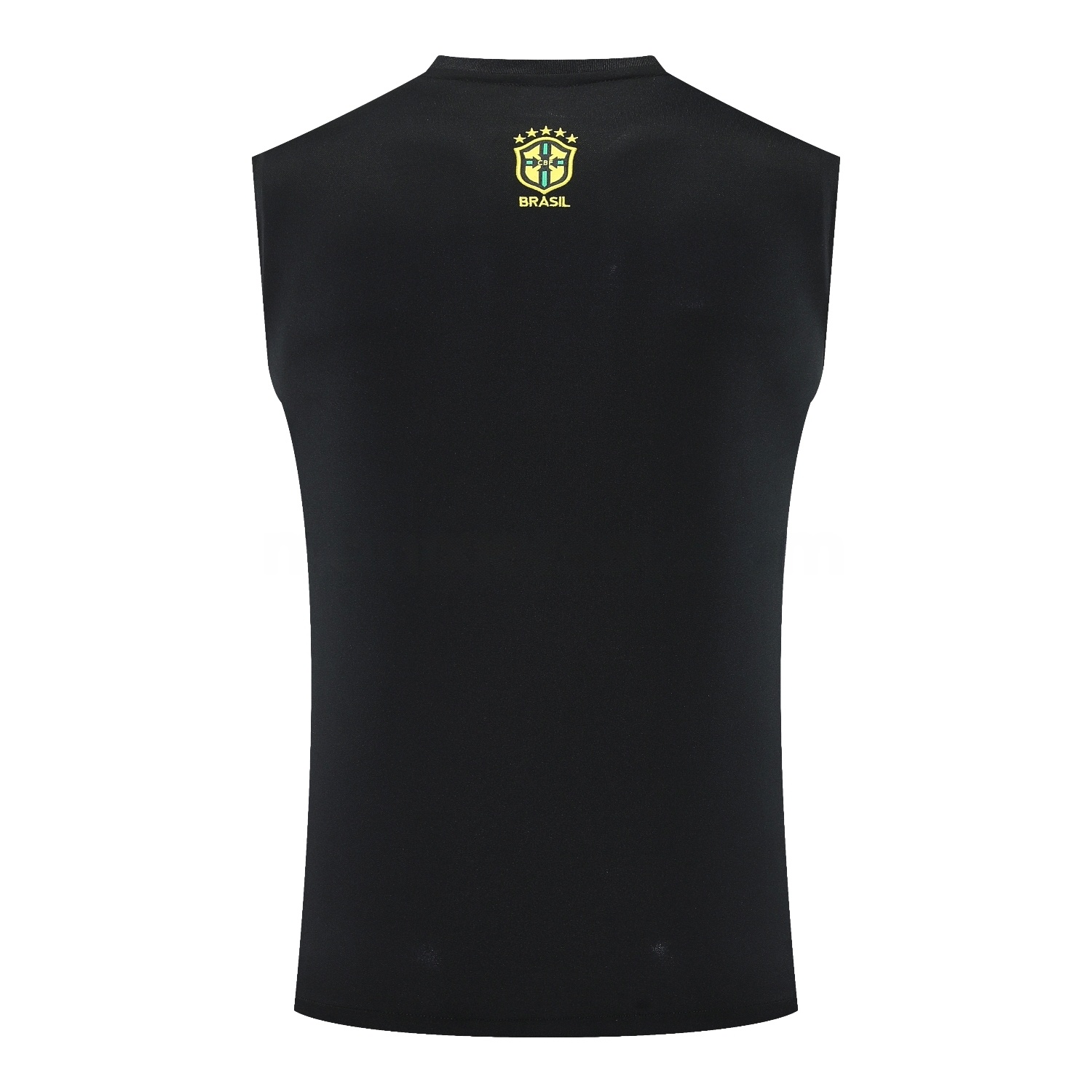 Brazil 25-26 Green Jesus Statue Vest Training Set - Green Vest & Black Shorts - Unitedfutballjersey