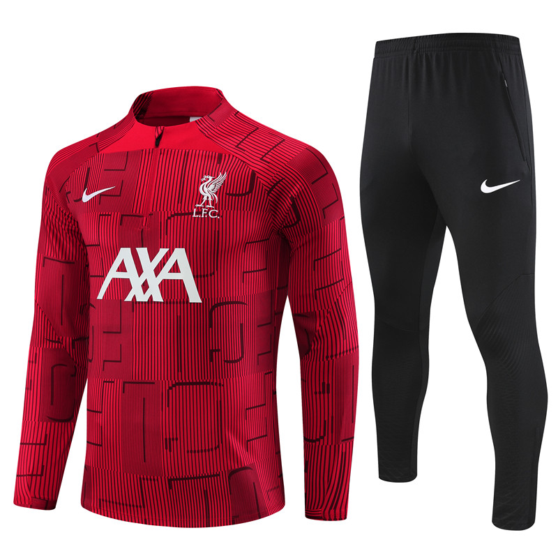 23-24 Liverpool Red camouflage Training suit - Unitedfutballjersey
