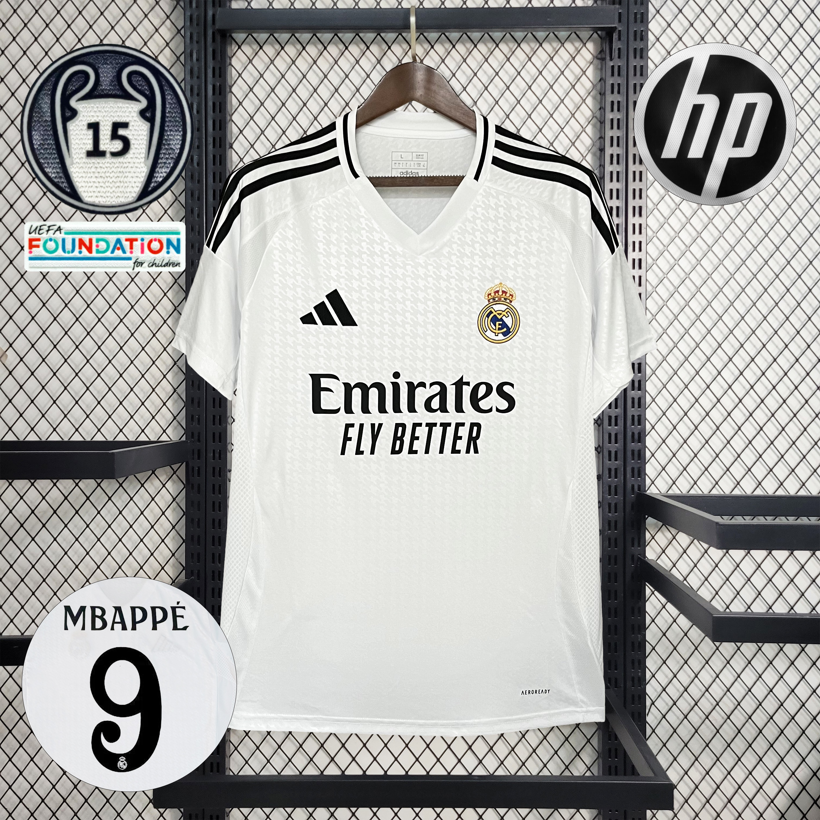 Real Madrid 24-25 Home Stadium Jersey - Fans Version - Unitedfutballjersey