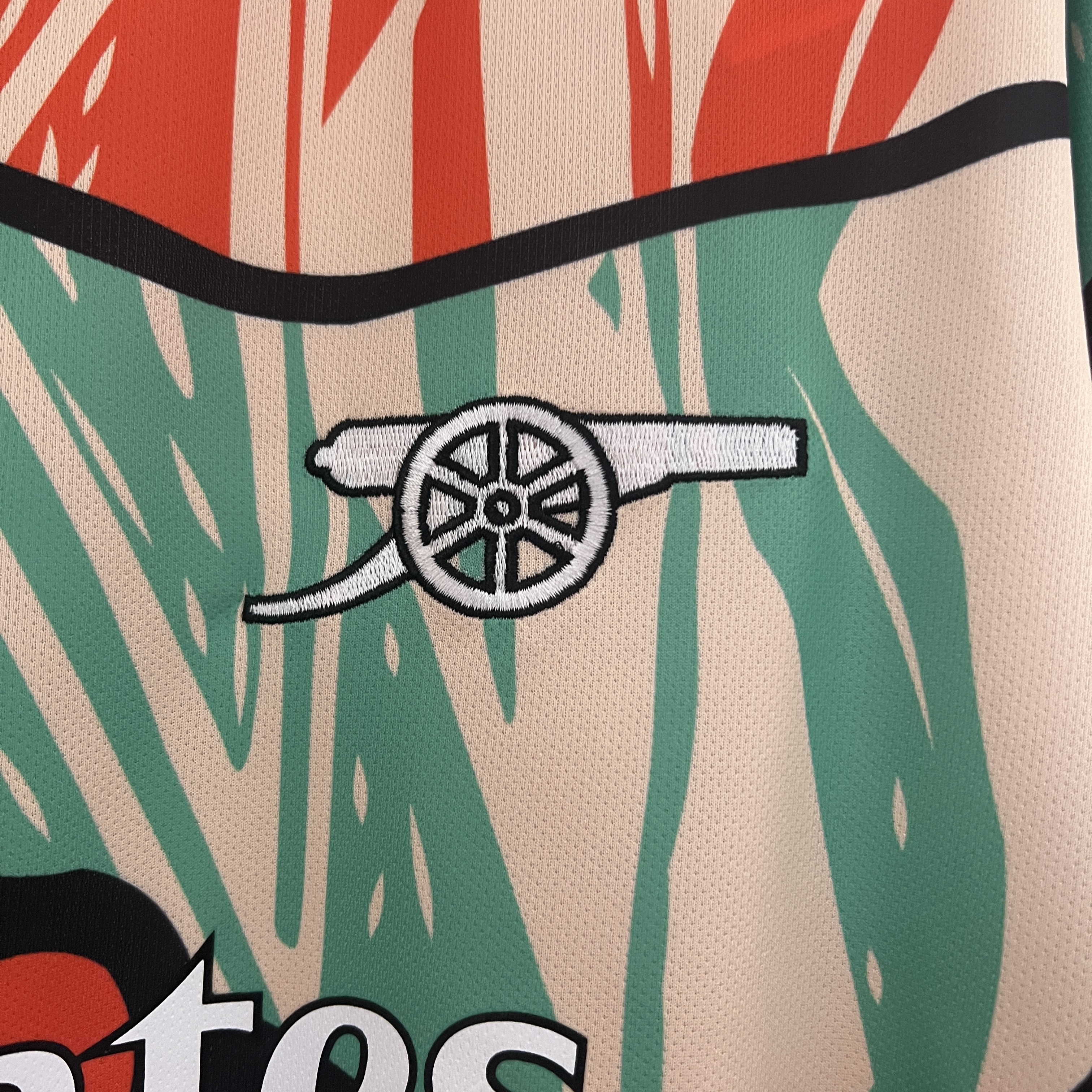 Arsenal 24-25 Red Green Pre-match Jersey - Fans Version - Unitedfutballjersey