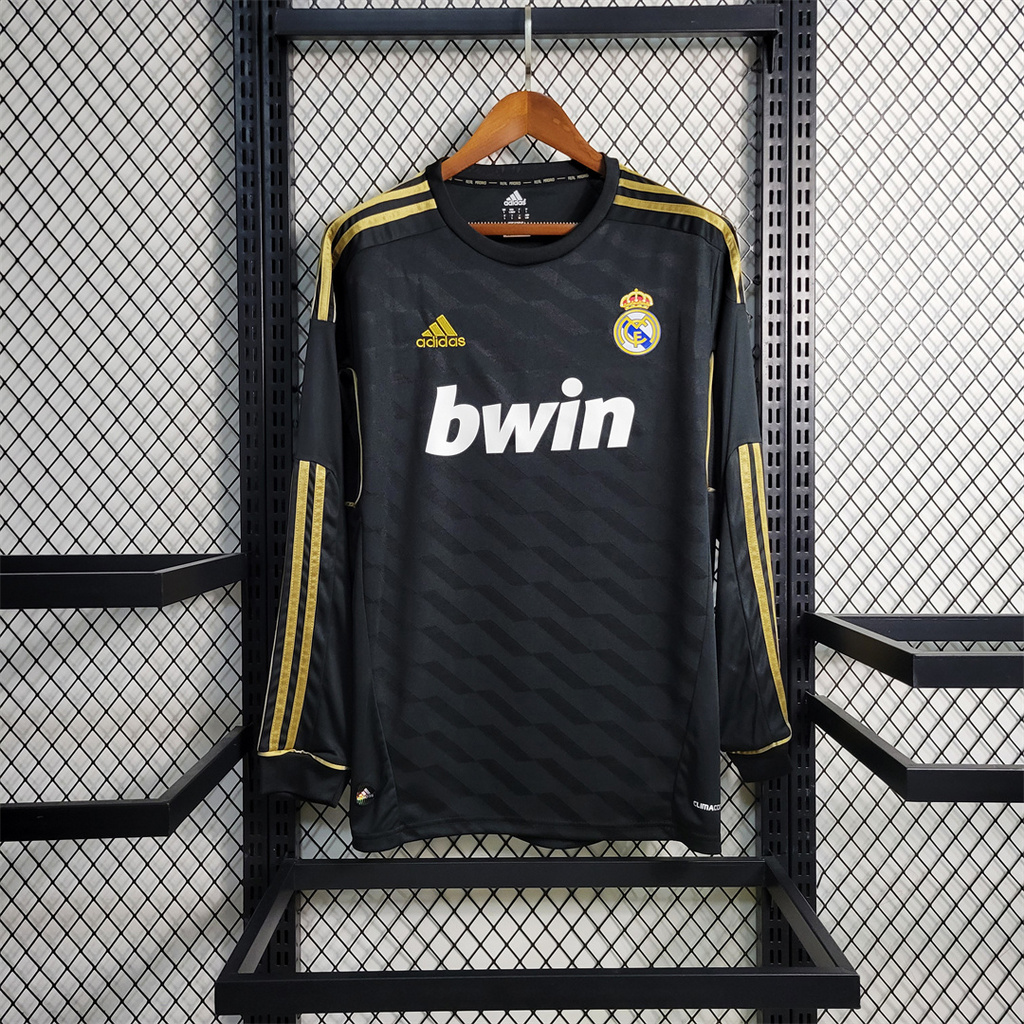 Real Madrid Retro 11-12 Away Long Sleeve Jersey - Unitedfutballjersey
