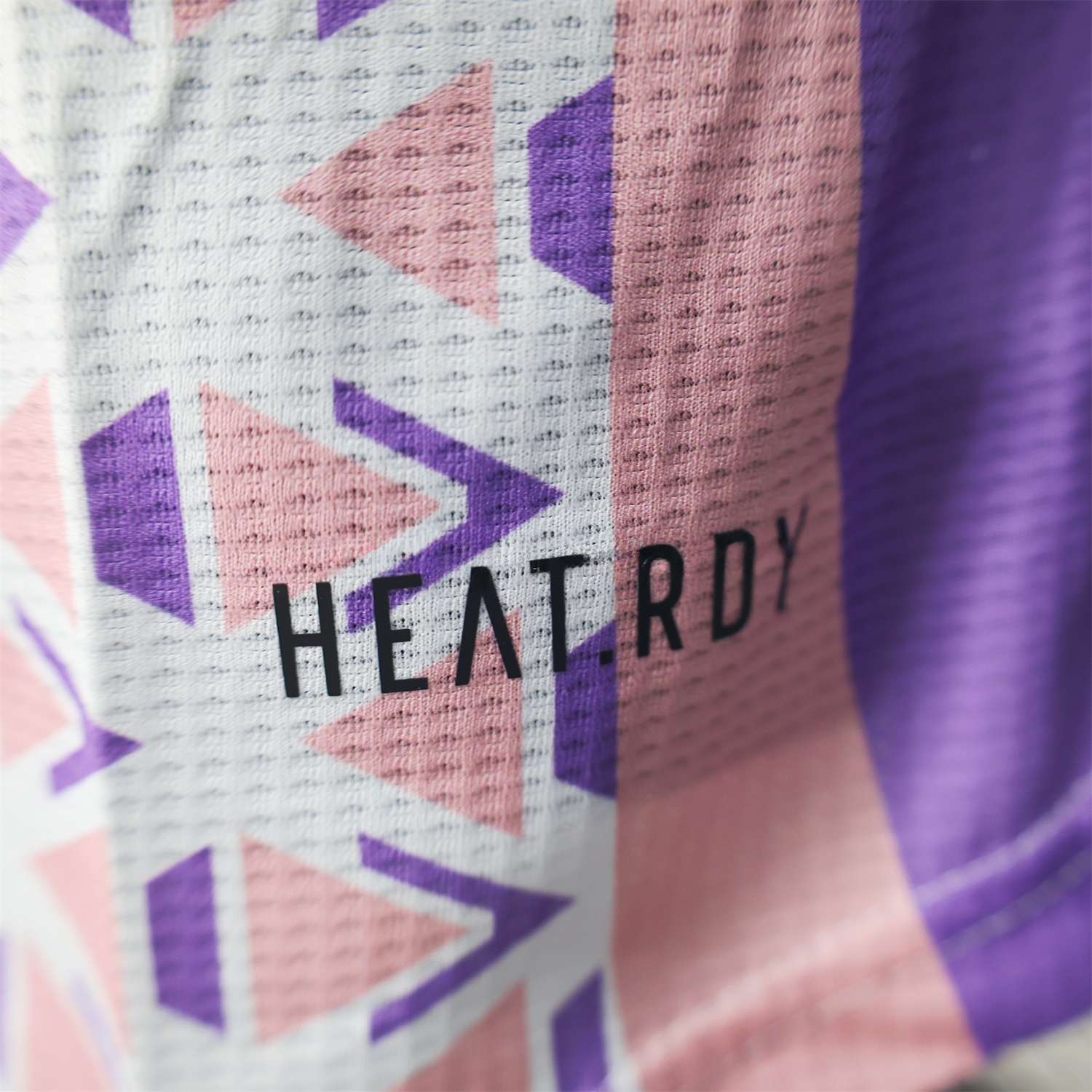 Algeria 25-26 Pink and Purple Triangle Pattern Black Jersey - Player Version - Unitedfutballjersey