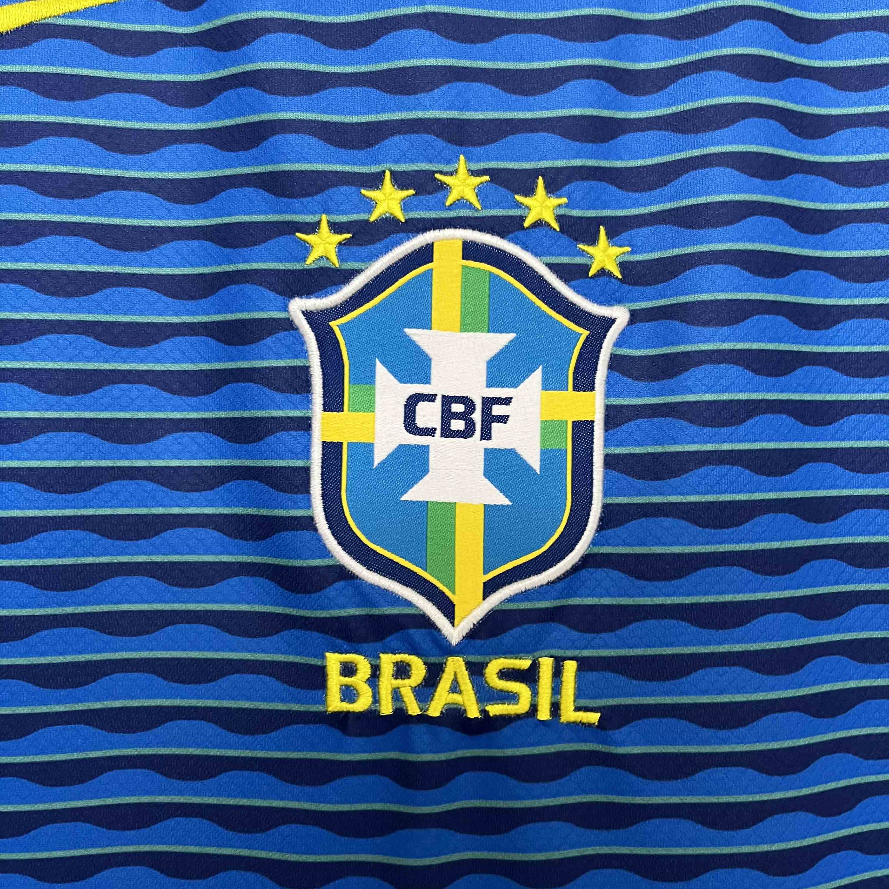 Brazil 2024 Away Stadium Jersey - Fans Version - Unitedfutballjersey