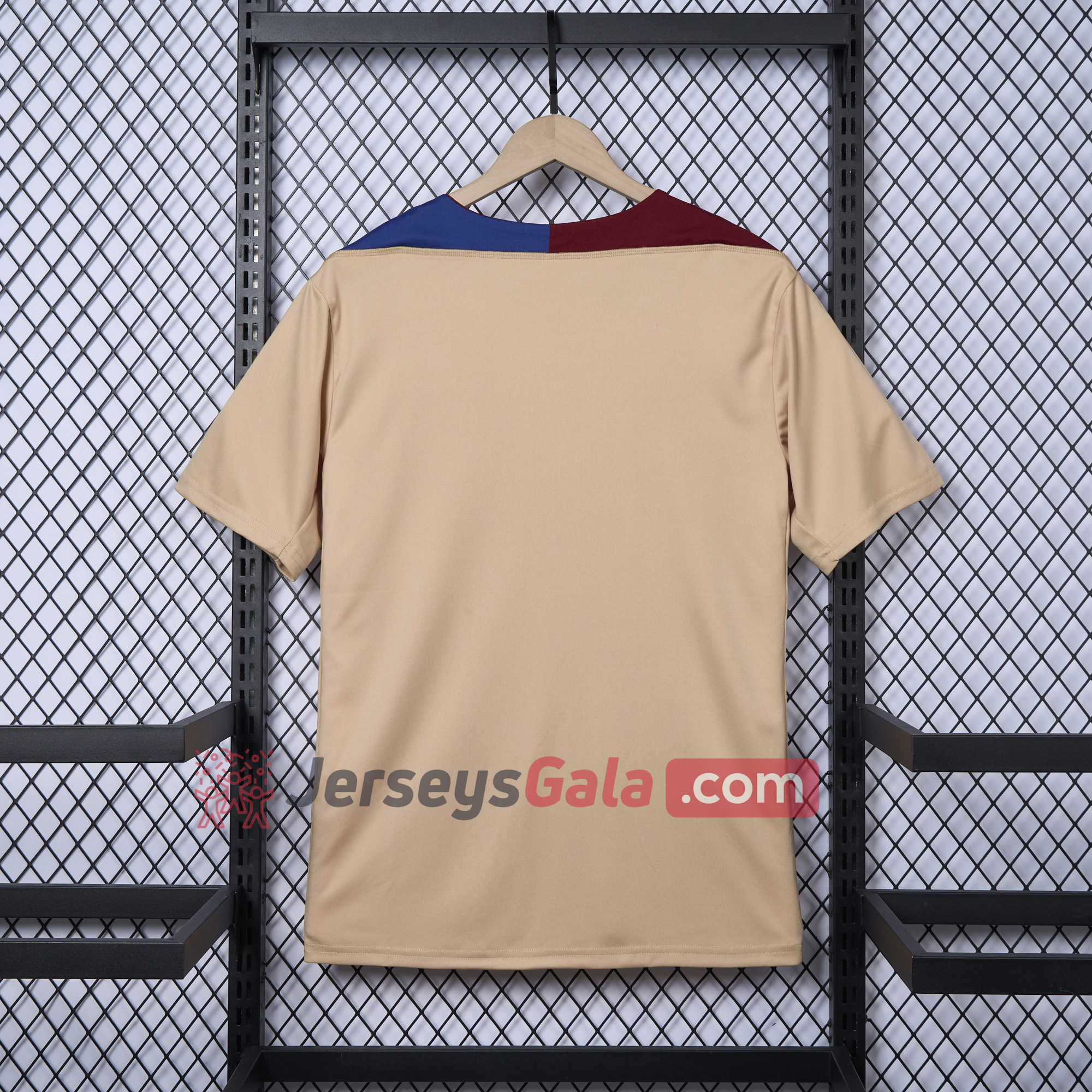 B.A.R.S.A 24-25 Frick Same Style Coach Training Shirt - Gold - Unitedfutballjersey