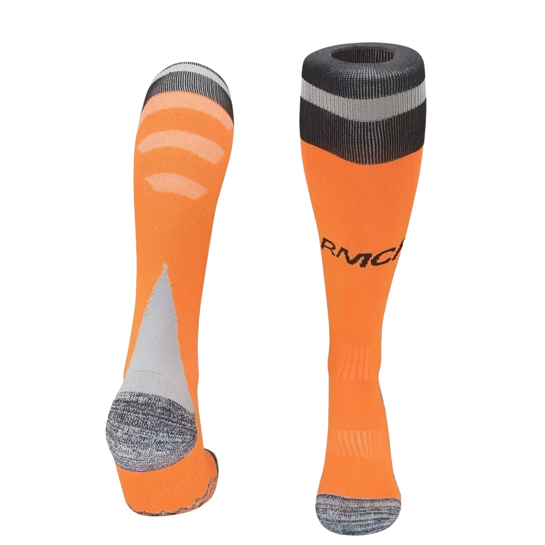 Real Madrid 24-25 Away Socks - Orange - Unitedfutballjersey