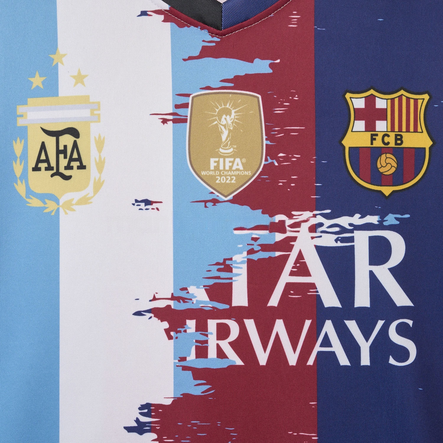 Messi Argentina & B.A.R.S.A Special Jersey - Fans Version - Unitedfutballjersey