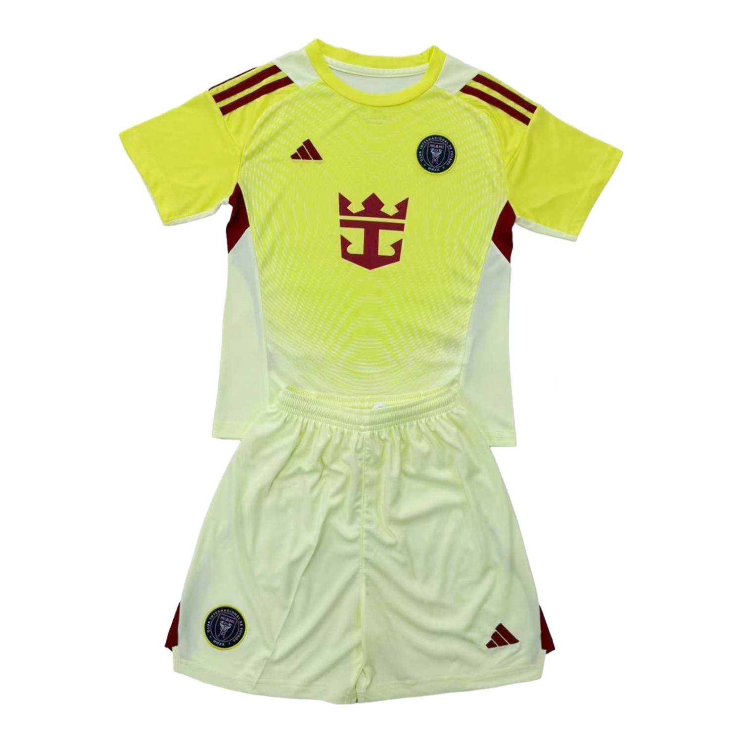 INT M.A.M 2025 Light Yellow Goalkeeper Kids Kit - Unitedfutballjersey