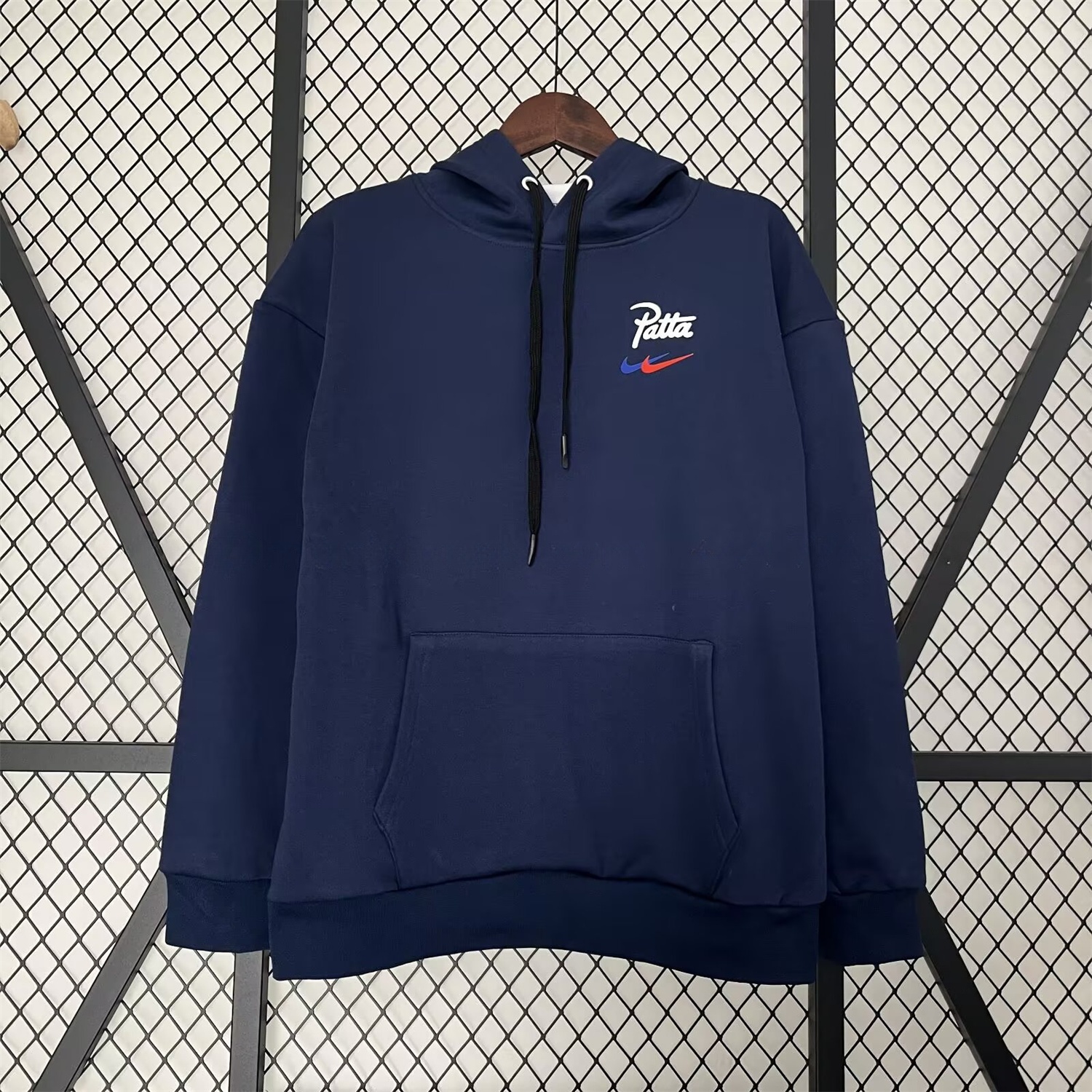 Barcelona x Patta 25-26 Blue Unisex Pullover Hoodie - Unitedfutballjersey
