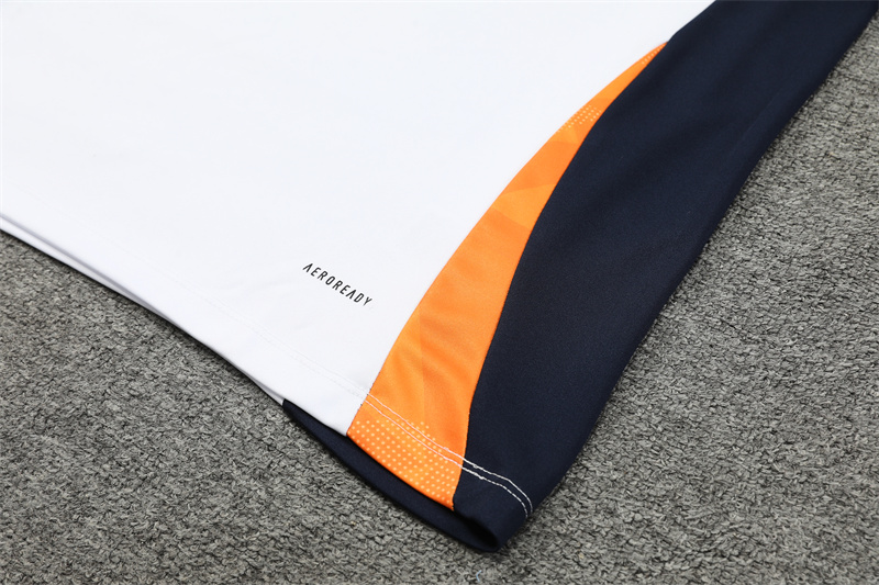 Real Madrid 24-25 Long Sleeve Training Set - White - Unitedfutballjersey