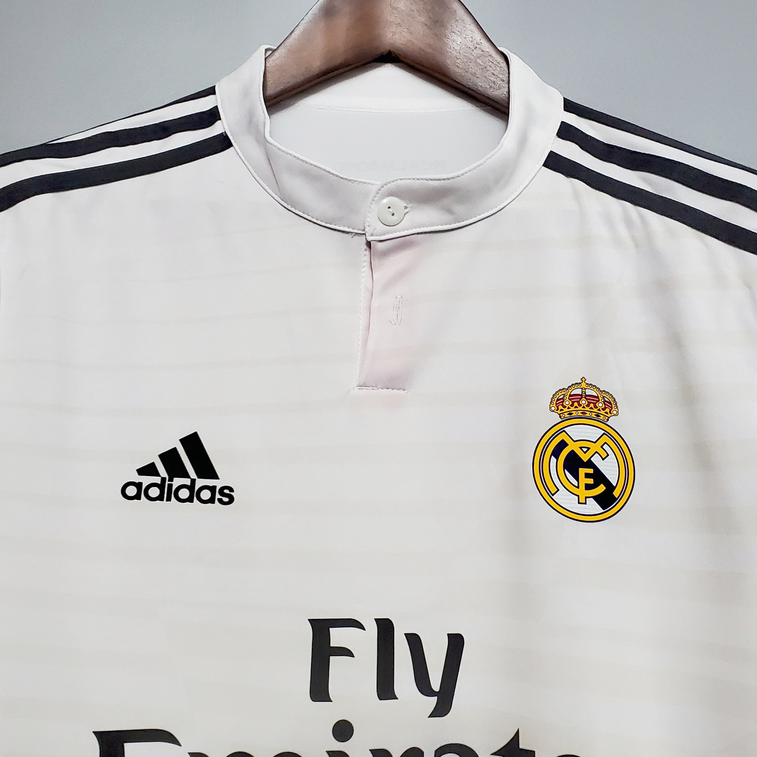 Retro Real Madrid 14-15 Home Stadium Long Sleeve Jersey - Unitedfutballjersey