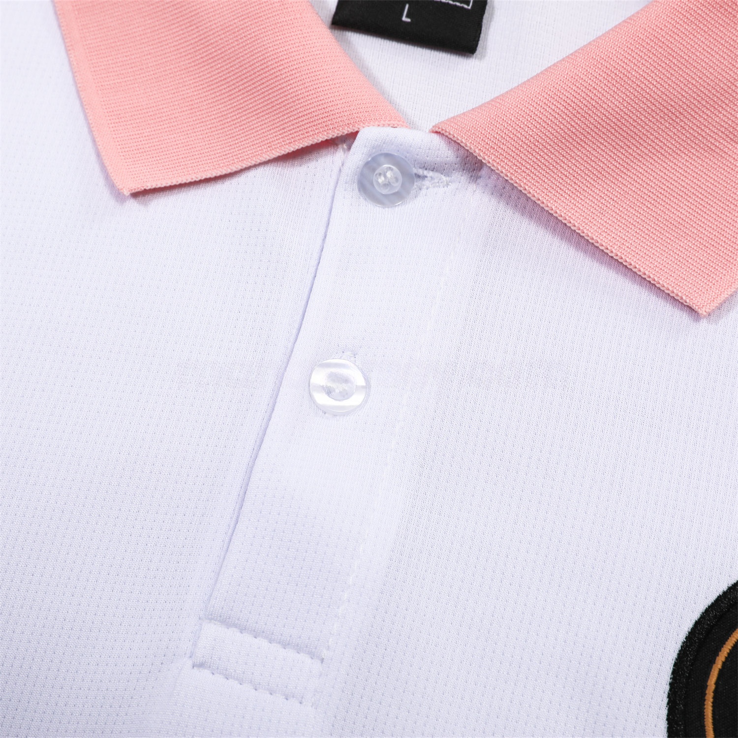 Paris Saint-Germain PSG 25-26 POLO Short-Sleeve Training Set - White Top and Black Pants - Unitedfutballjersey