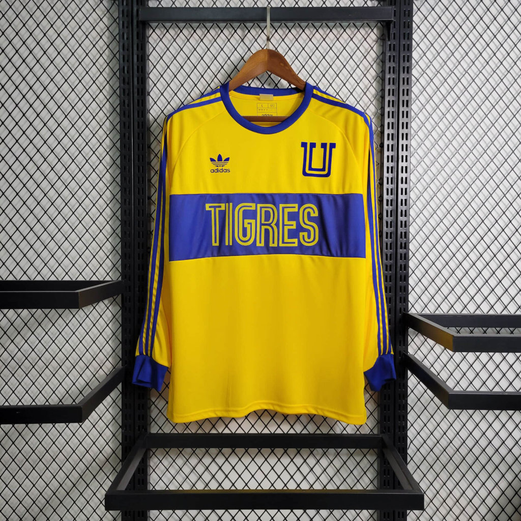 Tigres UANL 23-24 Home Stadium Long Sleeve Jersey - Fans Version - Unitedfutballjersey
