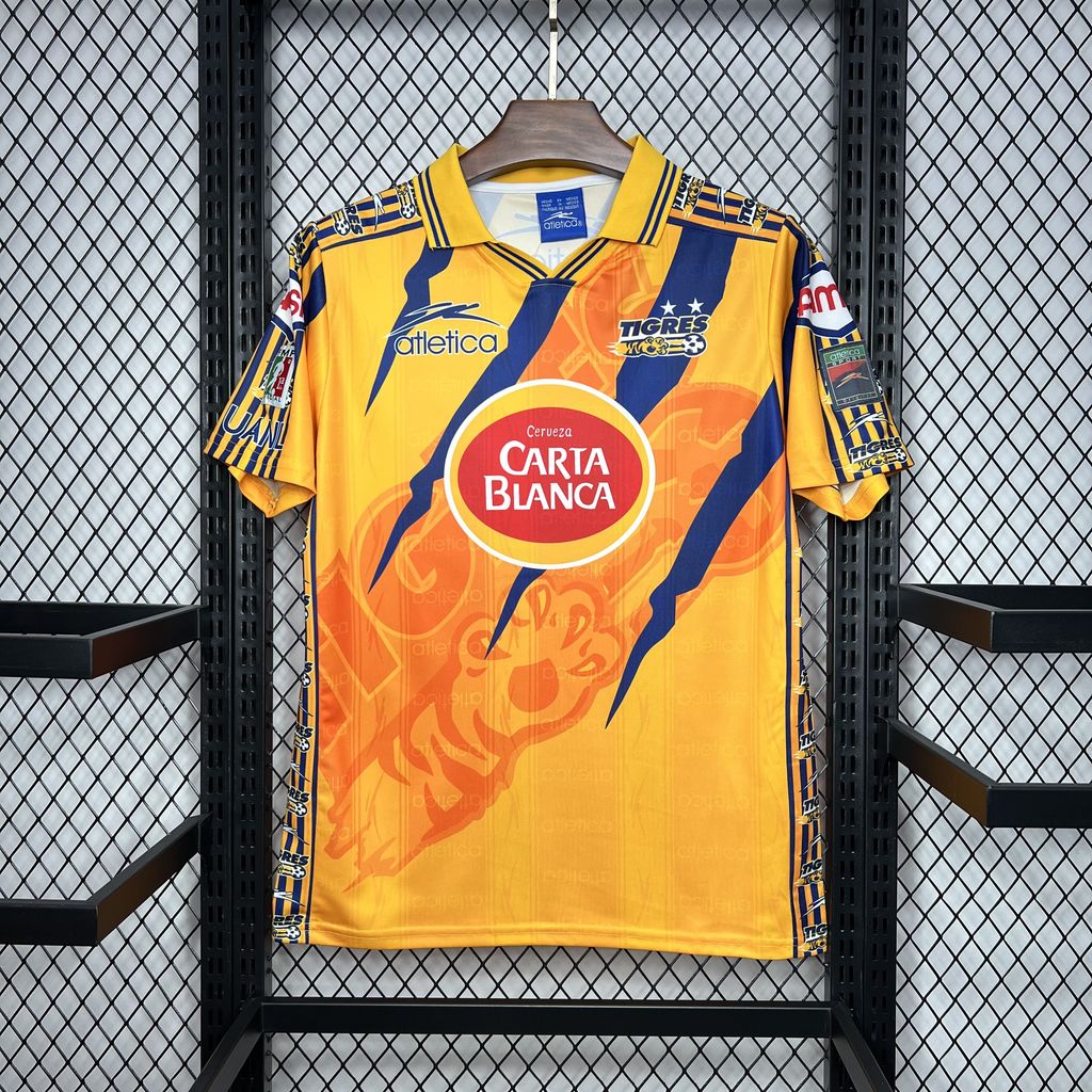 Retro Tigres UANL 1997-98 Home Stadium Jersey - Unitedfutballjersey
