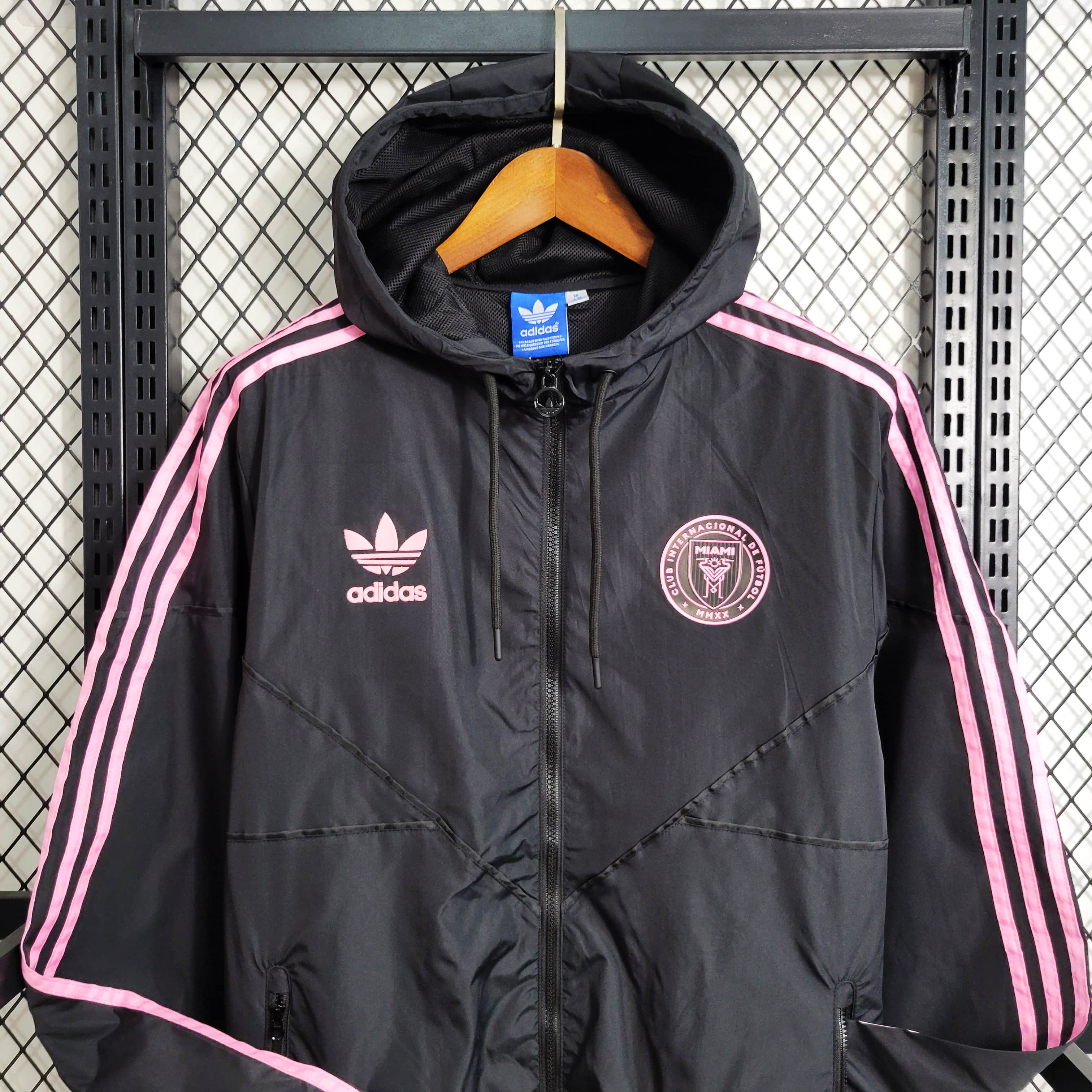 INT M.A.M 23-24 Player Windbreaker Jacket - Black - Unitedfutballjersey