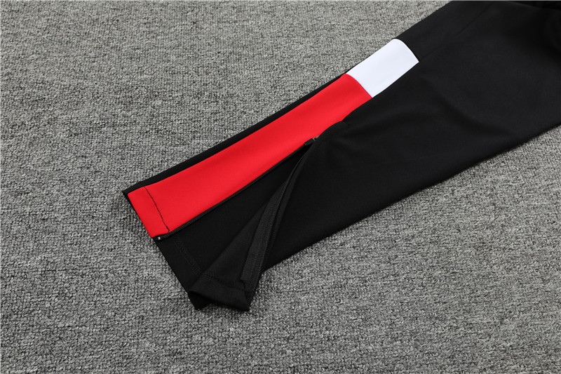 AC Milan 23-24 Long Sleeve Training Set -Black - Unitedfutballjersey