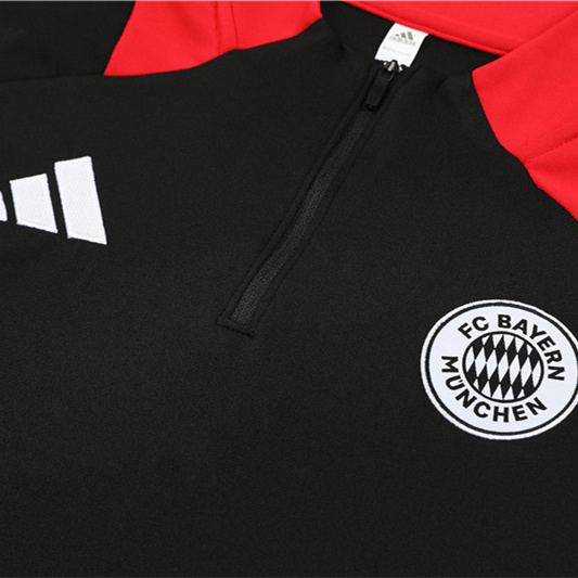Bayern Munich 24-25 Long Sleeve Training Set - Black - Unitedfutballjersey