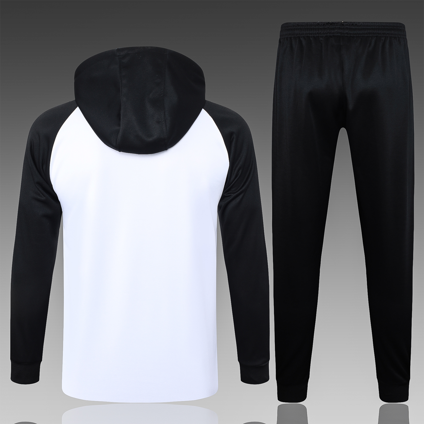Che 23-24 Men's Training Hoodie + Pants - White - Unitedfutballjersey