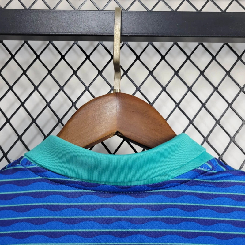 Brazil 2024 Away Stadium Kids Kit - Unitedfutballjersey