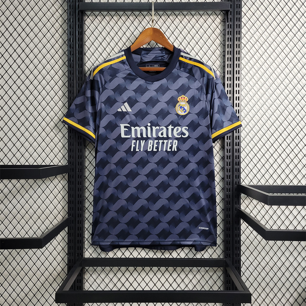 Real Madrid 23/24 Away Blue Jersey - Fans Version - Unitedfutballjersey