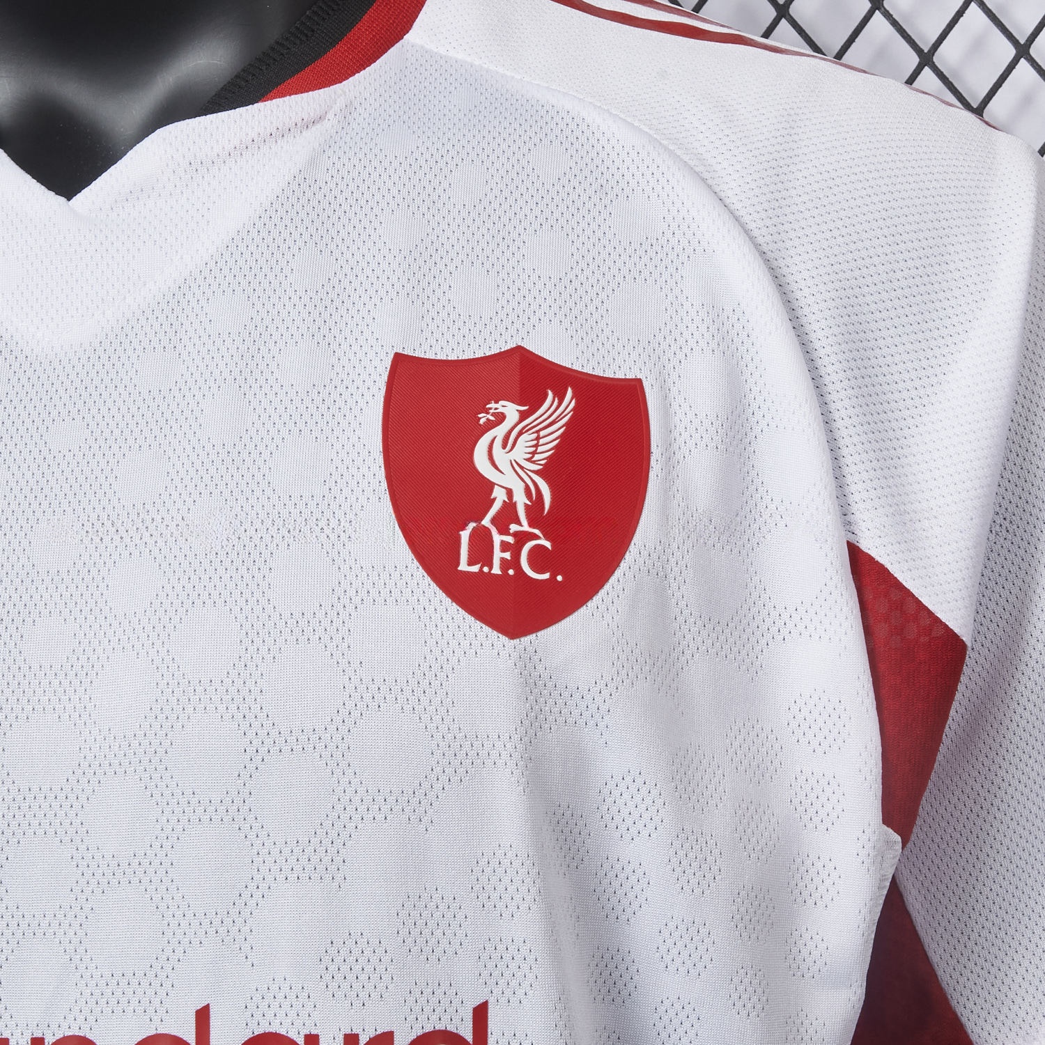 Liver.pool 25-26 Away White And Red Jersey - Player Version - Unitedfutballjersey