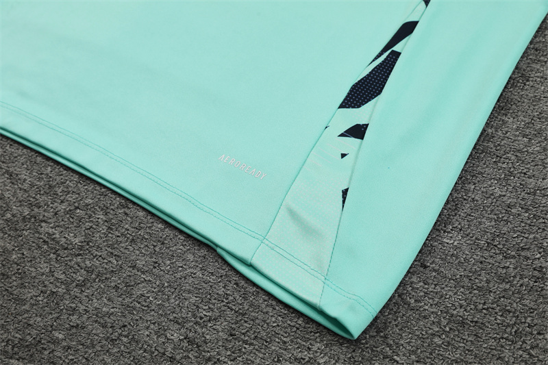 Real Madrid 24-25 Long Sleeve Training Set - Light Green - Unitedfutballjersey