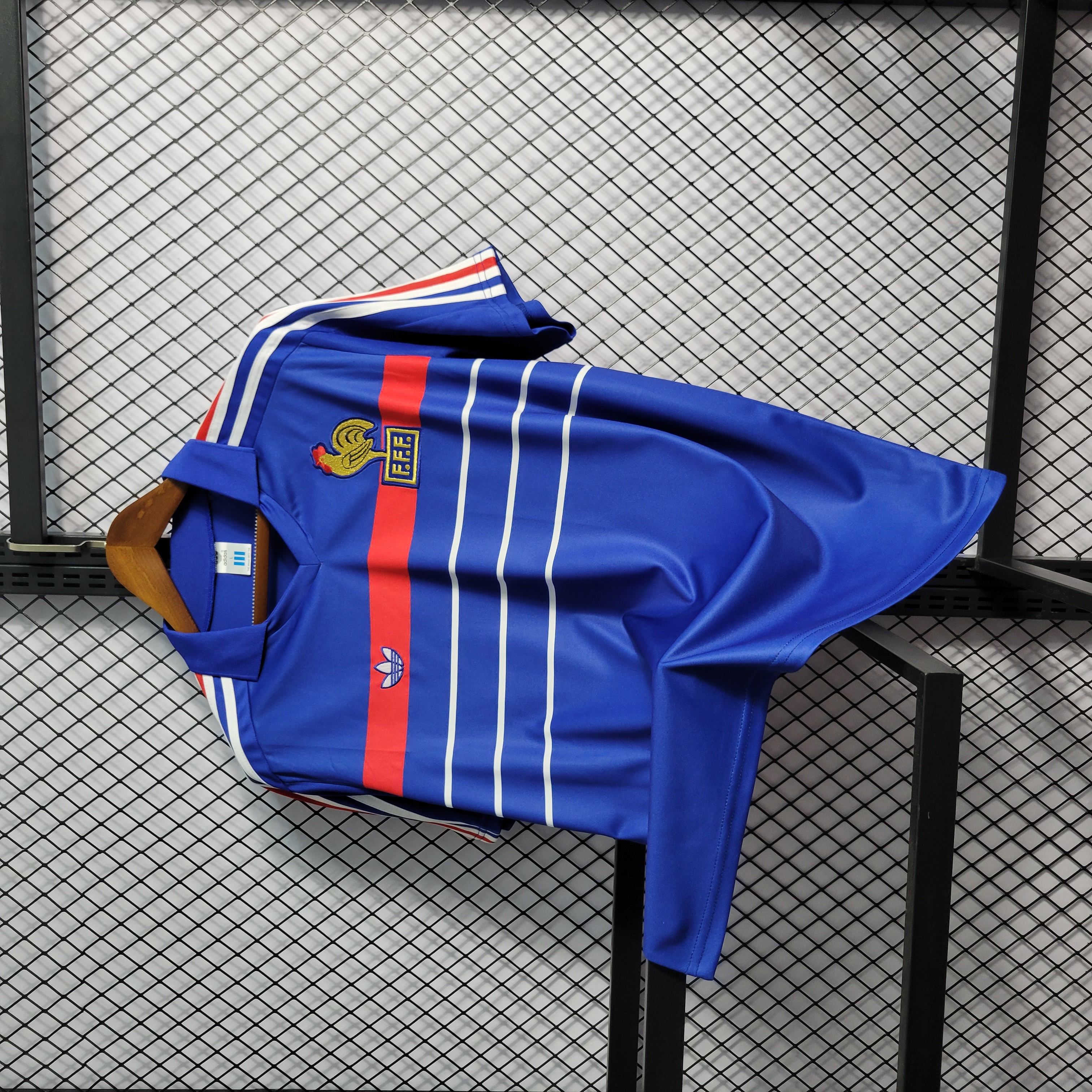 Retro France 1984 Home Stadium Jersey - Unitedfutballjersey