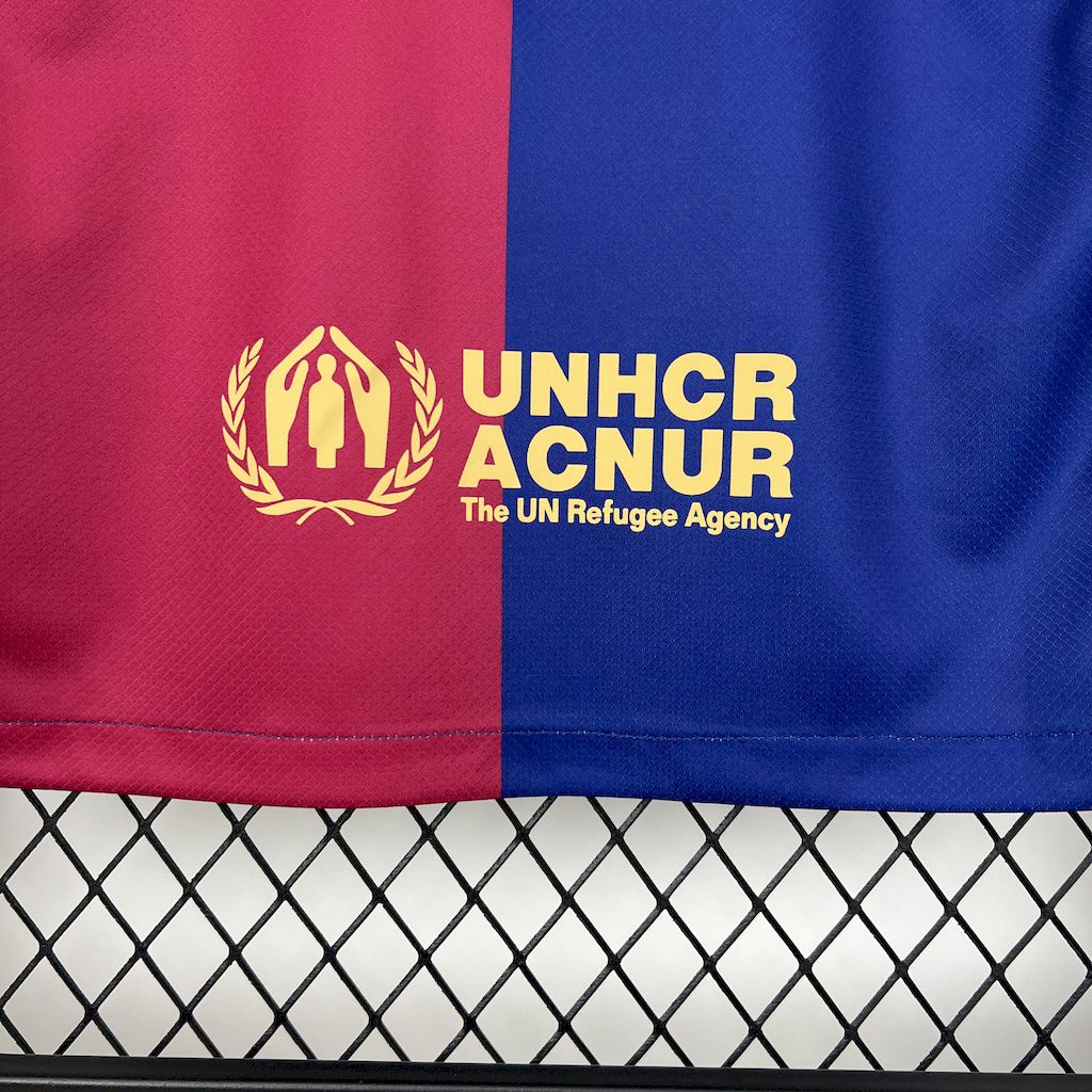 B.A.R.S.A 24-25 Home Unsponsored 125th Anniversary Jersey - Fans Version - Unitedfutballjersey