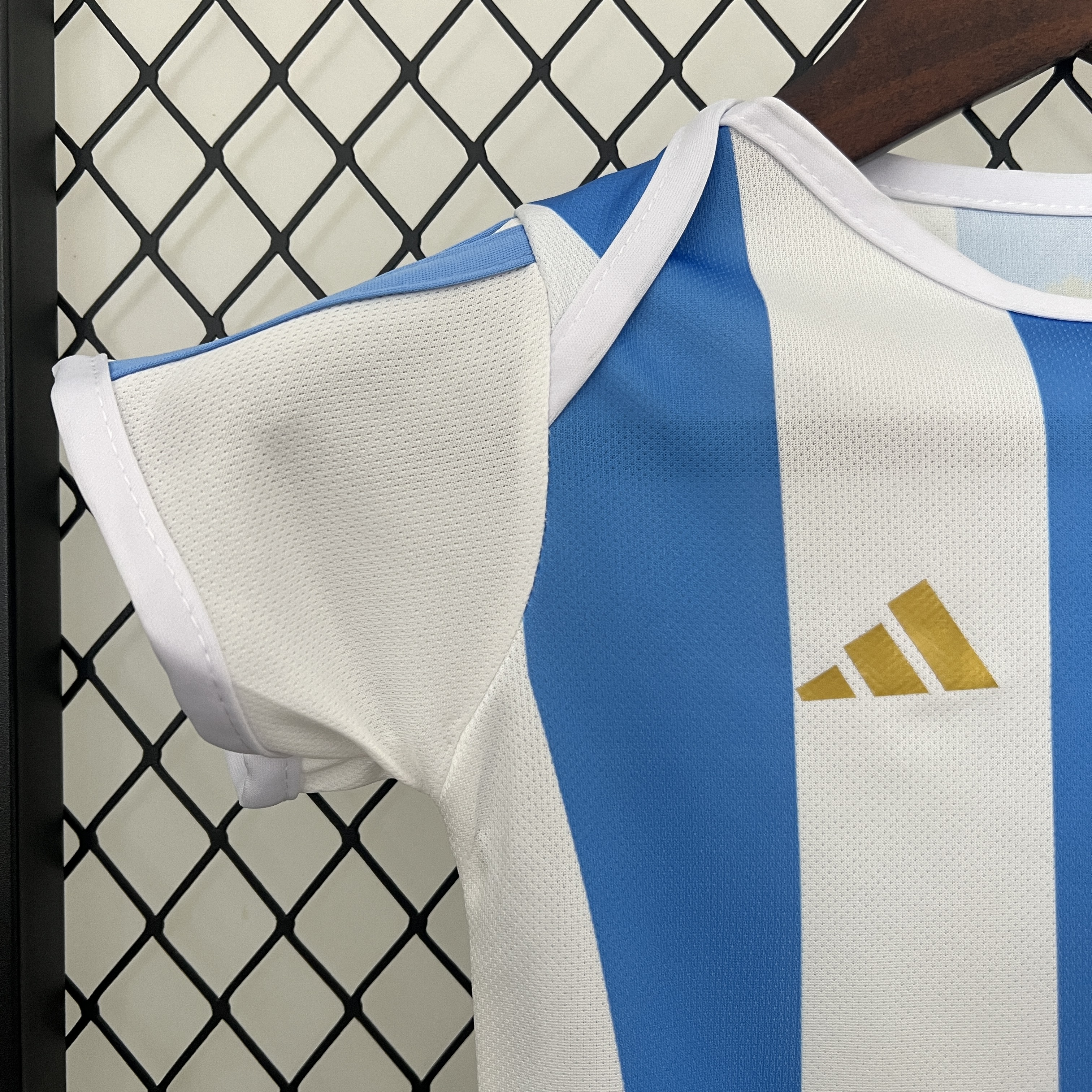 Argentina 2024 Home Baby Crawling Suit - Unitedfutballjersey