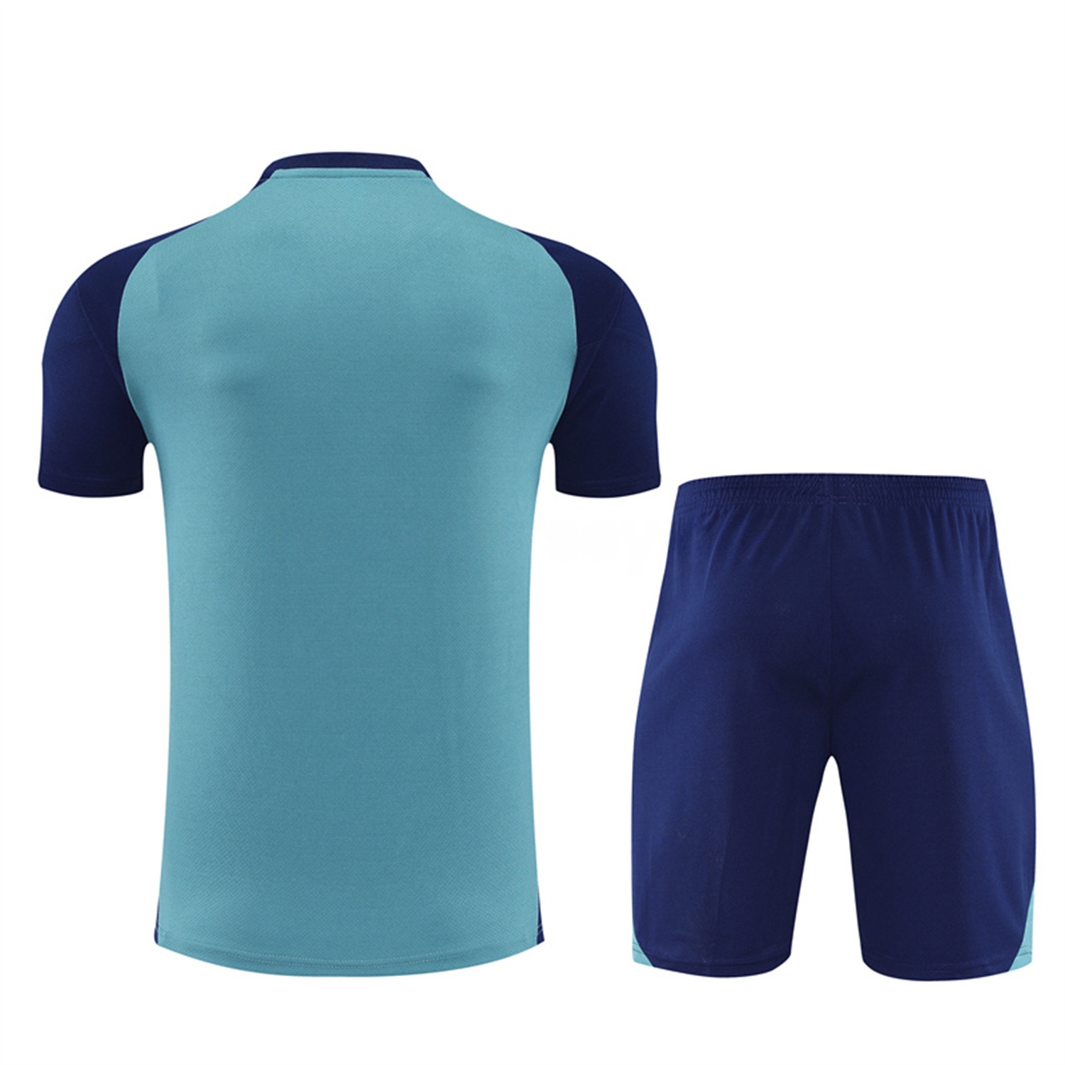Arsenal 25-26 Short-Sleeve Training Set - Green Top and Deep Blue Shorts - Unitedfutballjersey