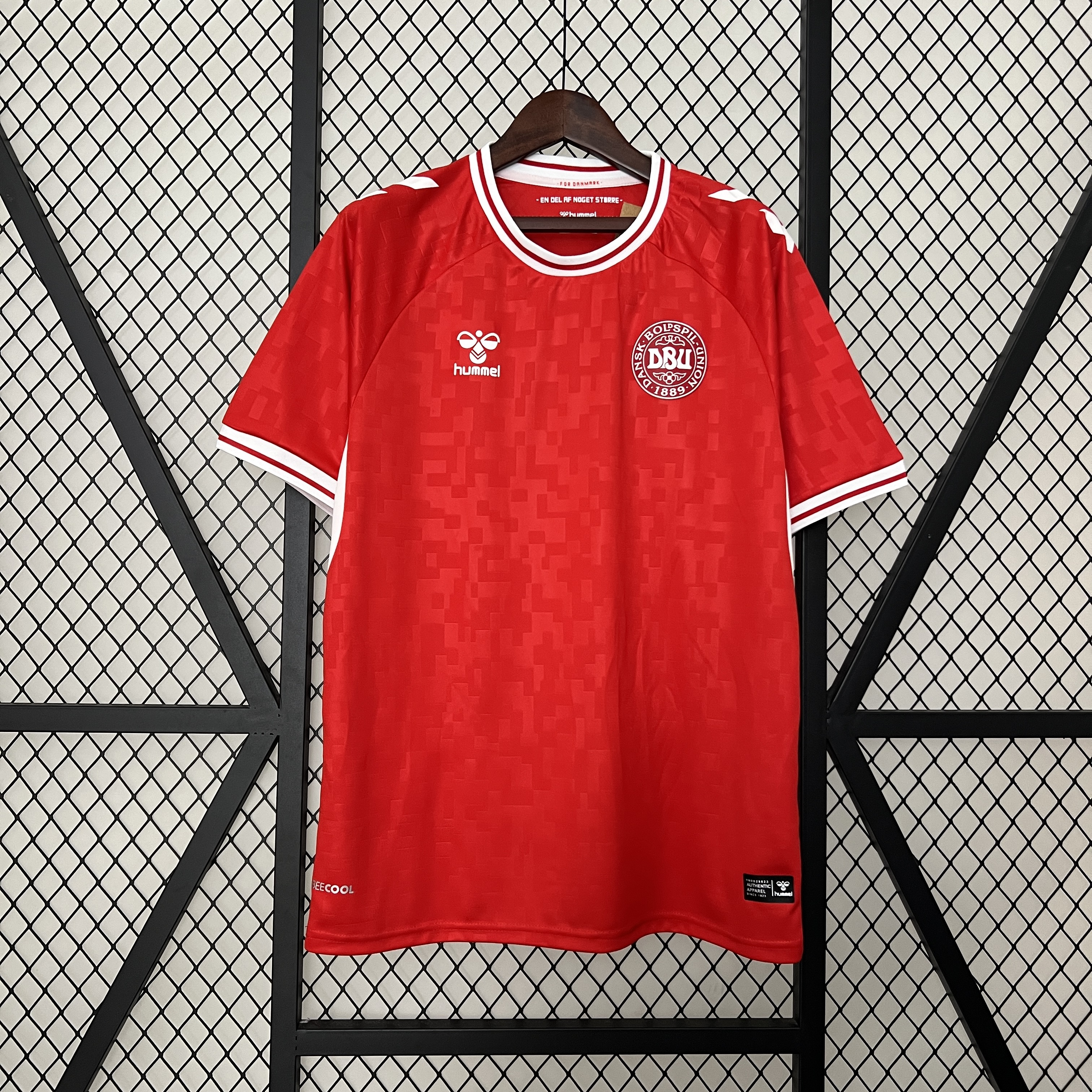 Denmark 2024 Home Stadium Jersey - Fans Version - Unitedfutballjersey