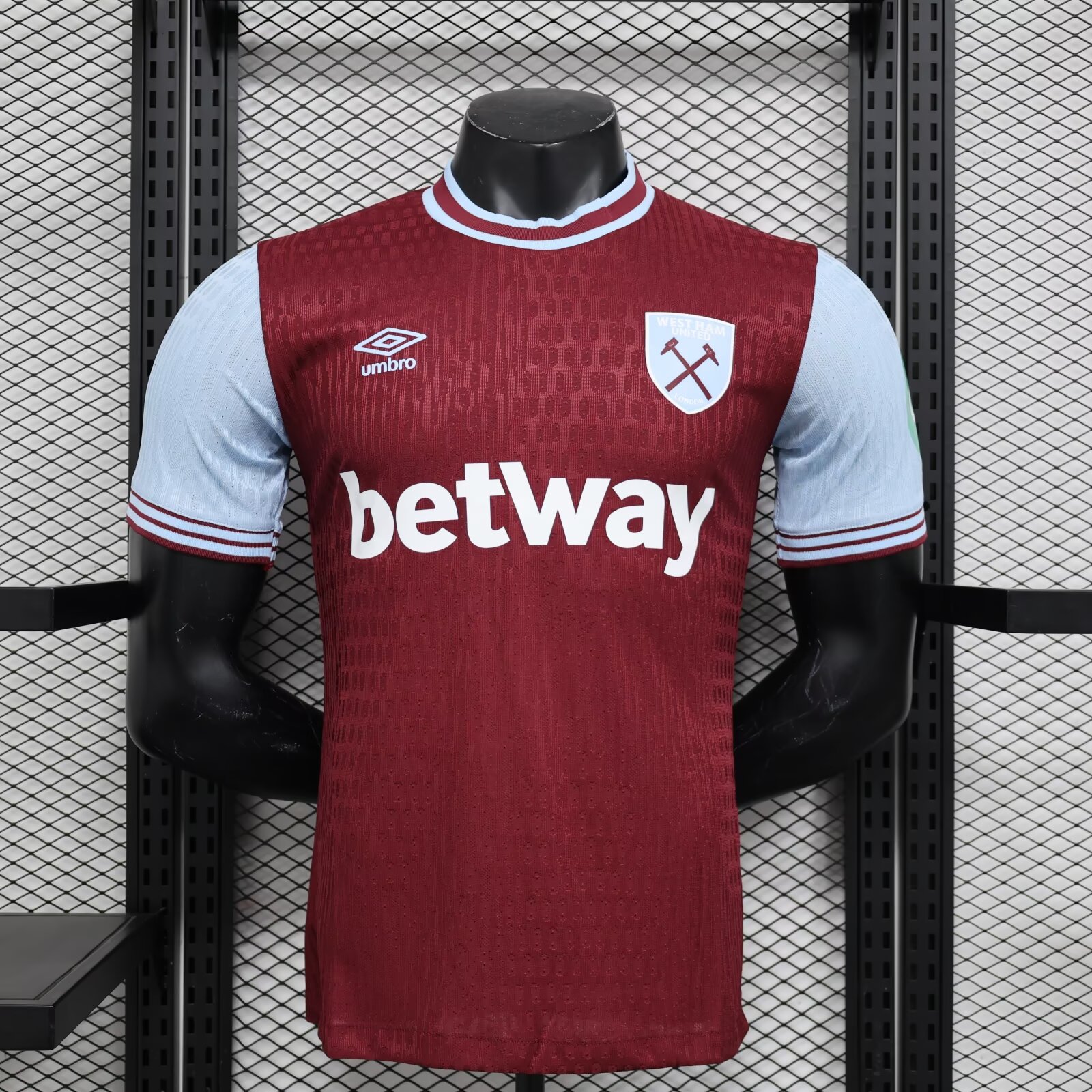 West Ham United 24-25 Home Stadium Jersey - Player Version - Unitedfutballjersey