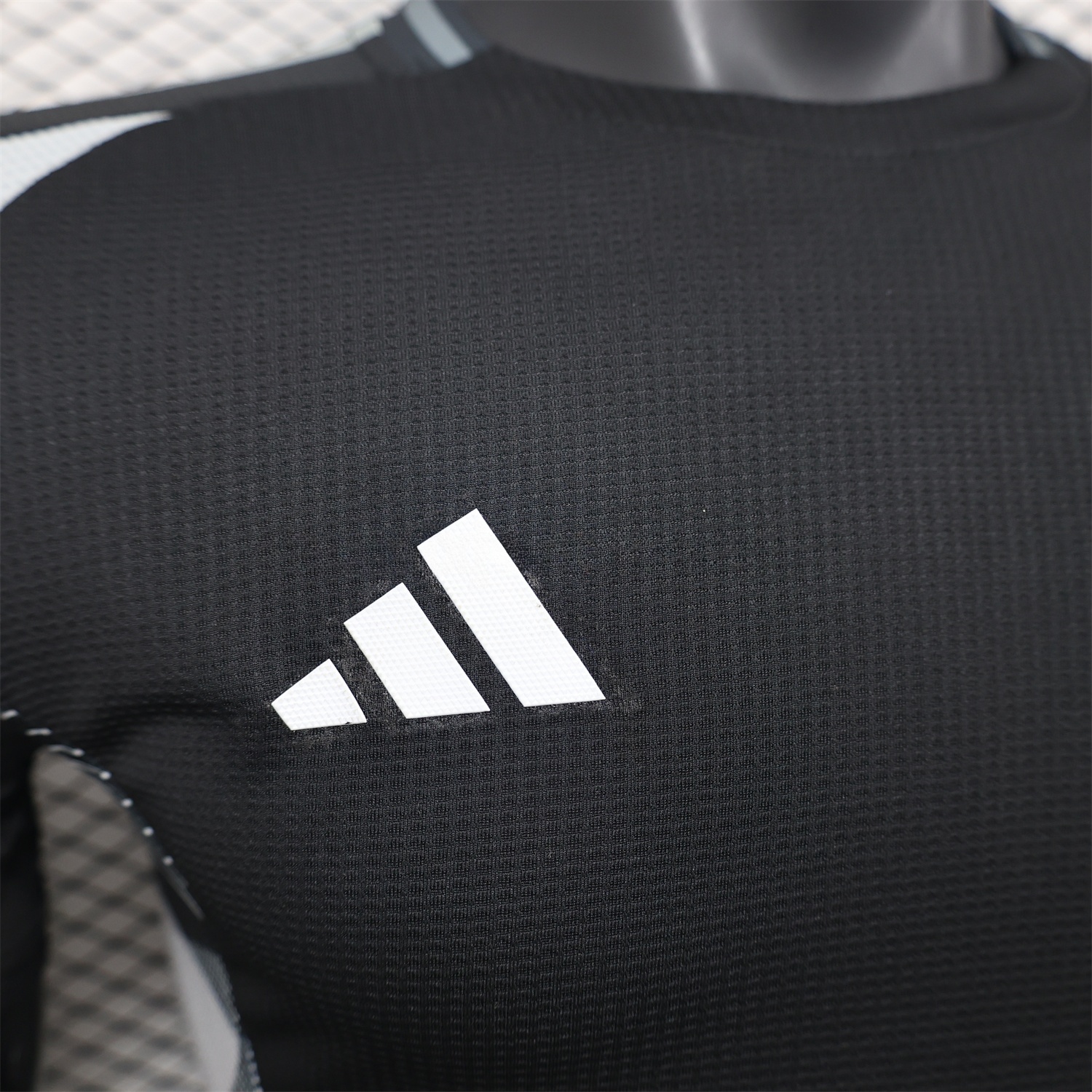 Algeria 25-26 Pure Black Jersey with Grey Block - Player Version - Unitedfutballjersey