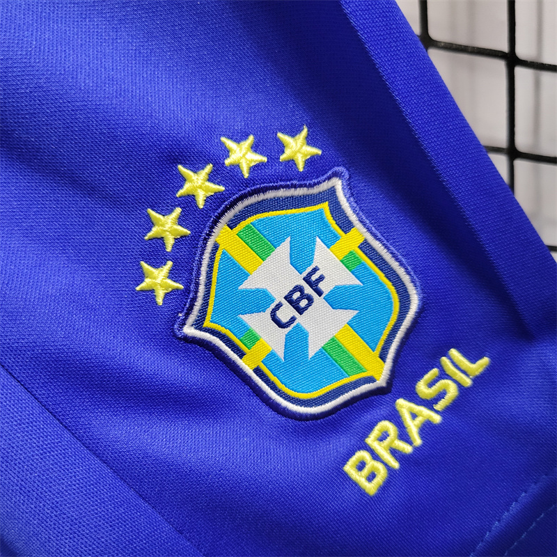 World Cup 2022 Brazil 22-23 Home Kids Kit - Unitedfutballjersey