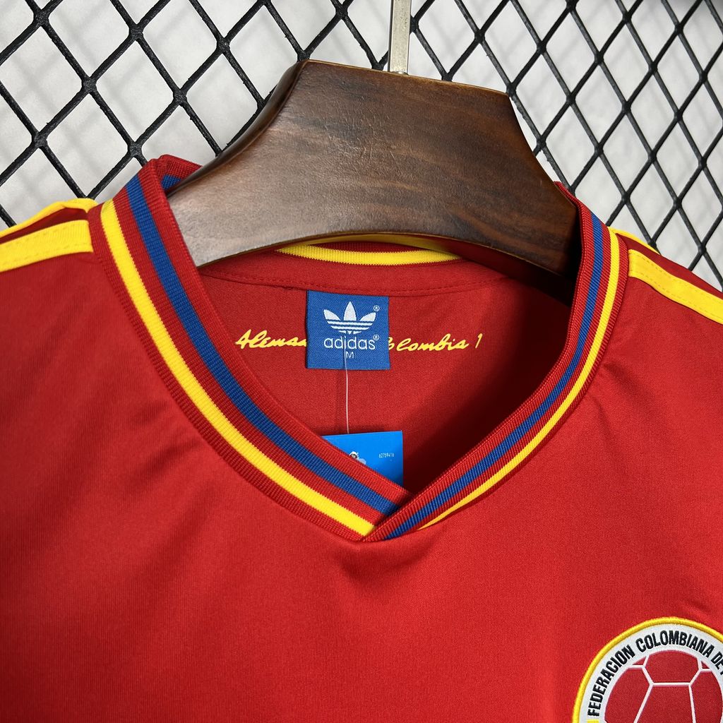 Retro Colombia 1990 Away Jersey - Unitedfutballjersey