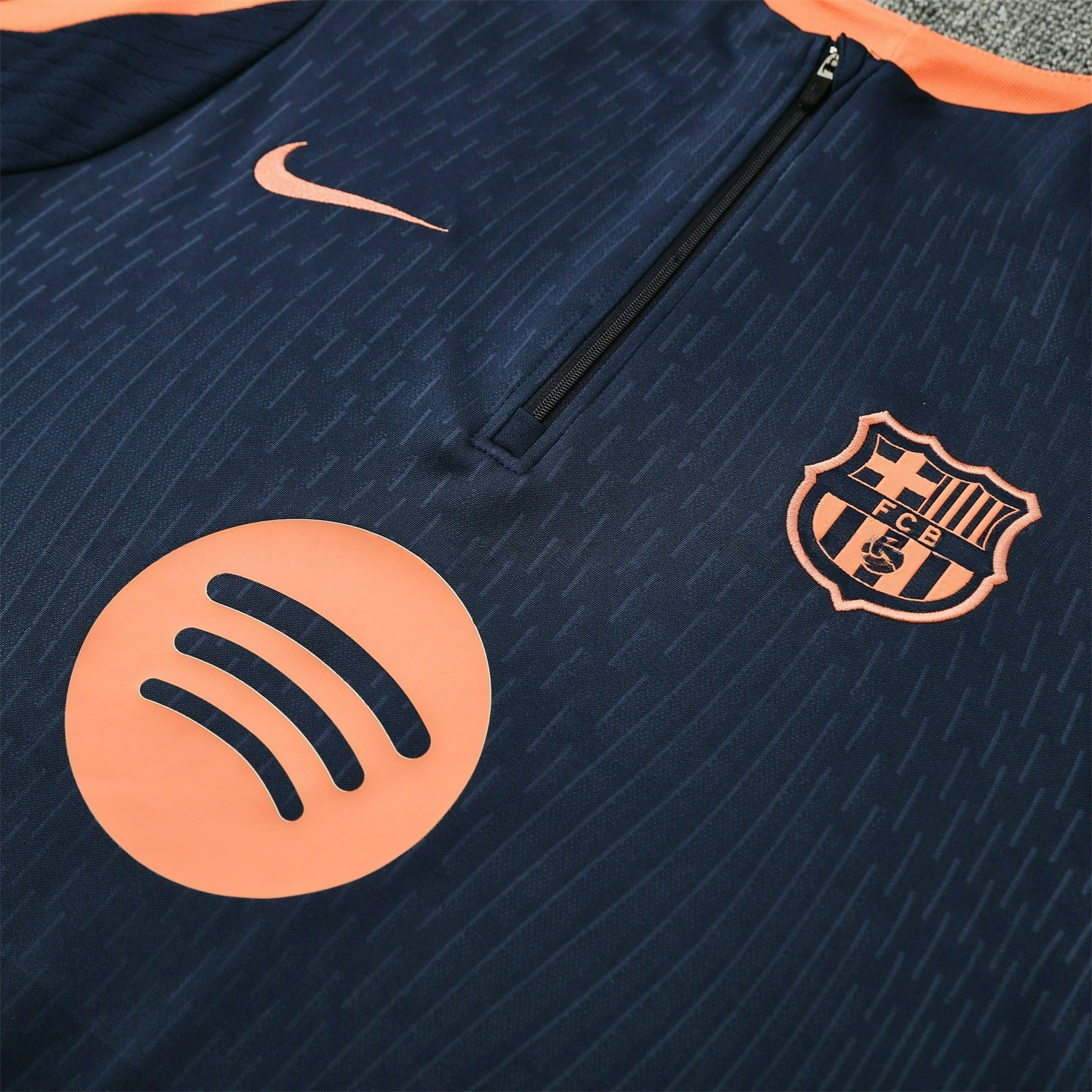 B.A.R.S.A 25-26 Long Sleeve Training Set - Deep Blue Top and Deep Blue Pants - Unitedfutballjersey