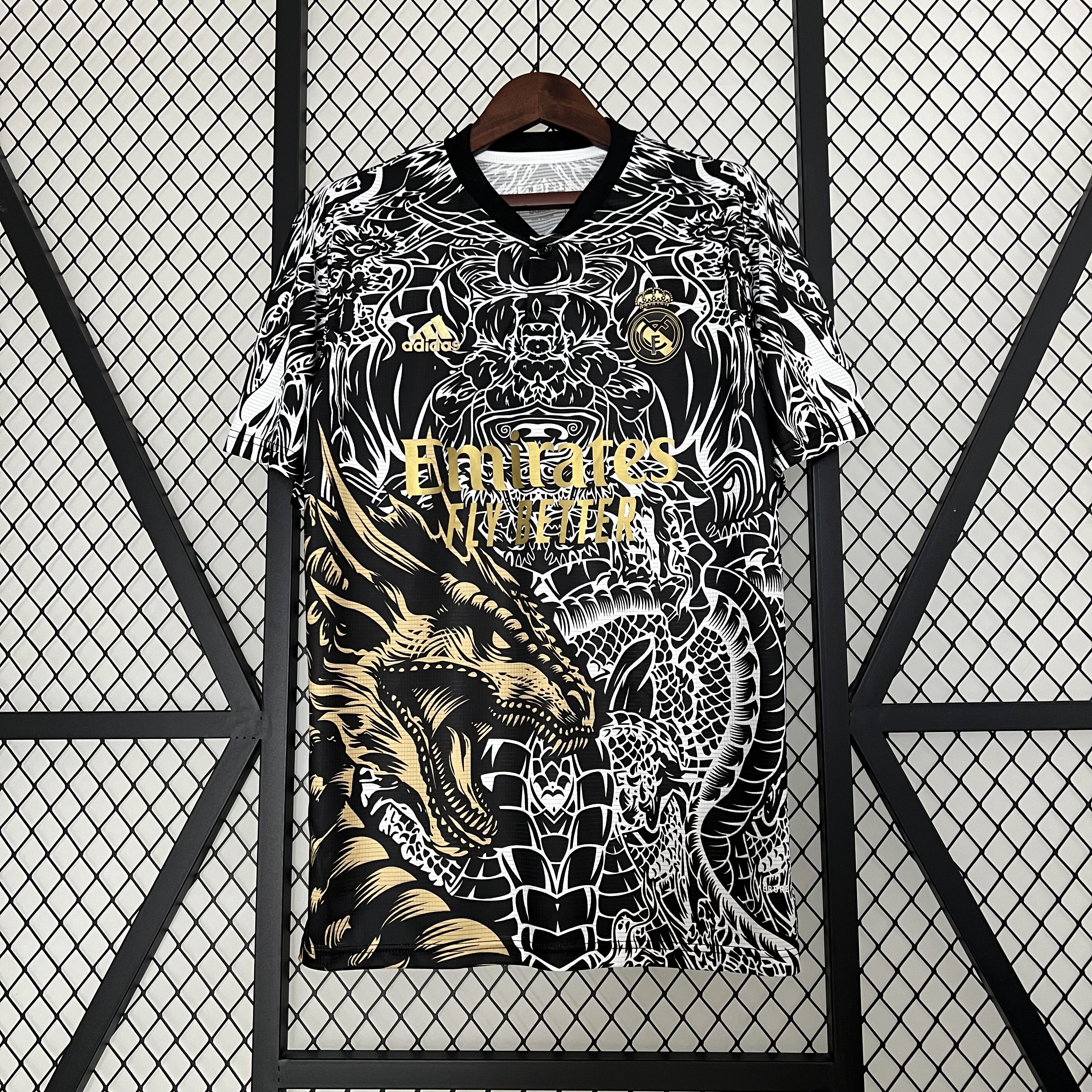 Real Madrid 23-24 Dragon Pattern Special Edition Jersey - Fans Version - Unitedfutballjersey