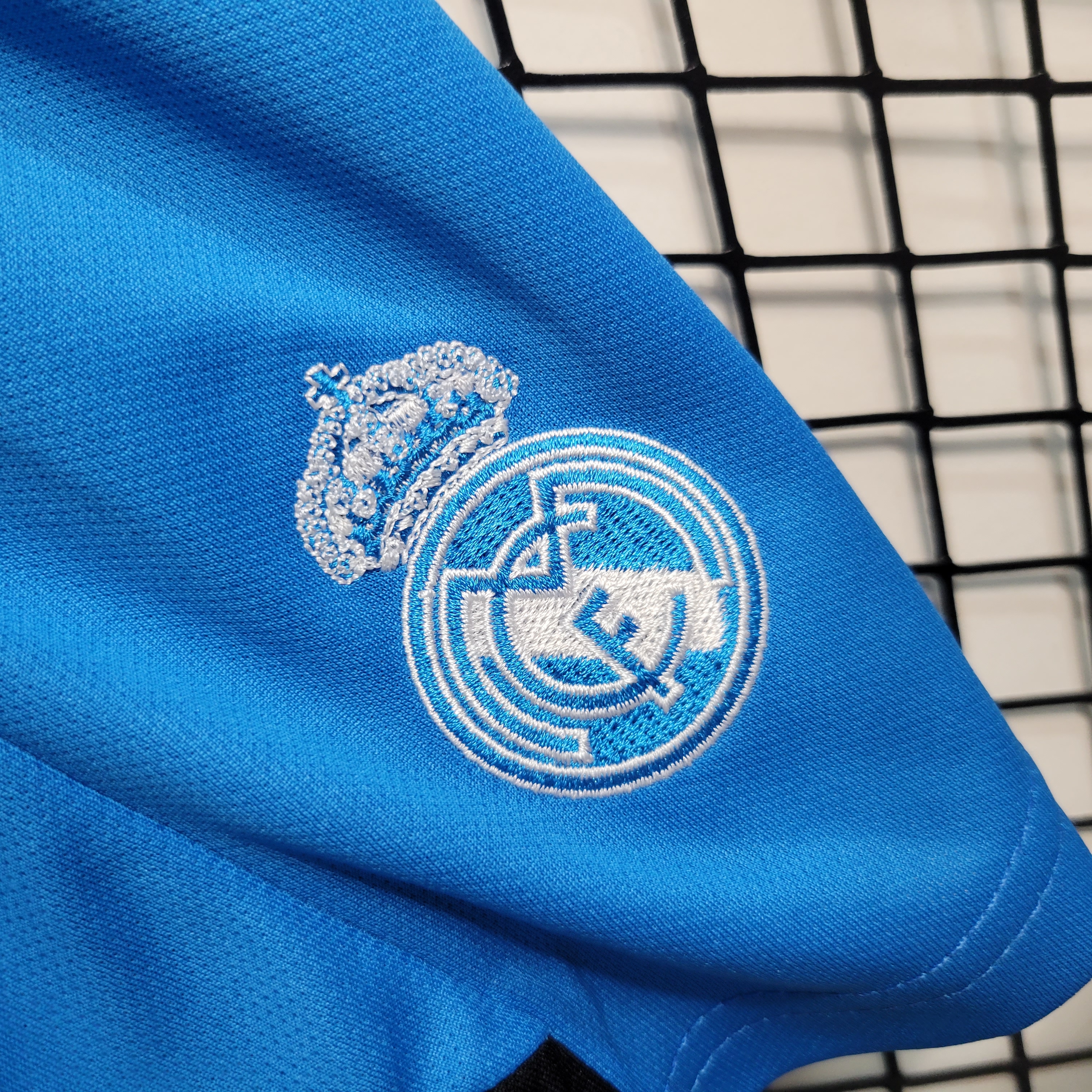 Real Madrid 23-24 Blue Goalkeeper Kids Kit - Unitedfutballjersey