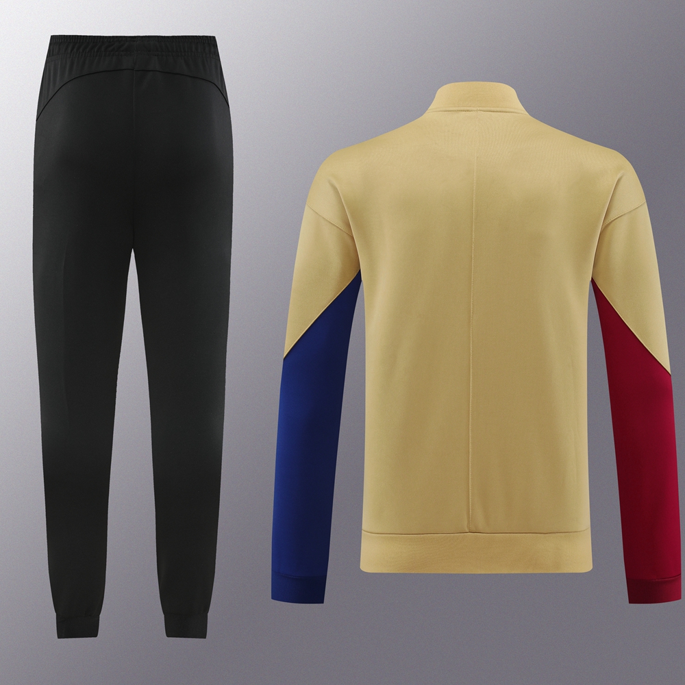 B.A.R.S.A 23-24 Jacket Training Tracksuit - Khaki - Unitedfutballjersey