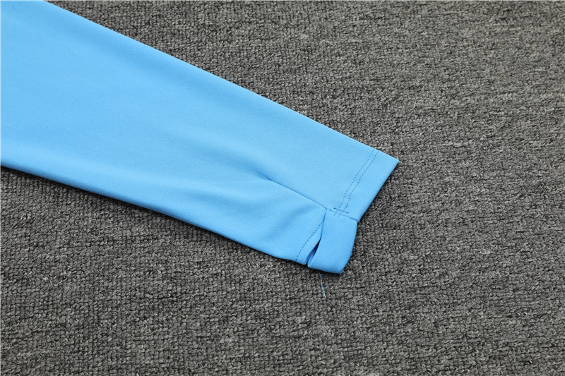 Marseille 23-24 Long Sleeve Training Set -Blue and White - Unitedfutballjersey