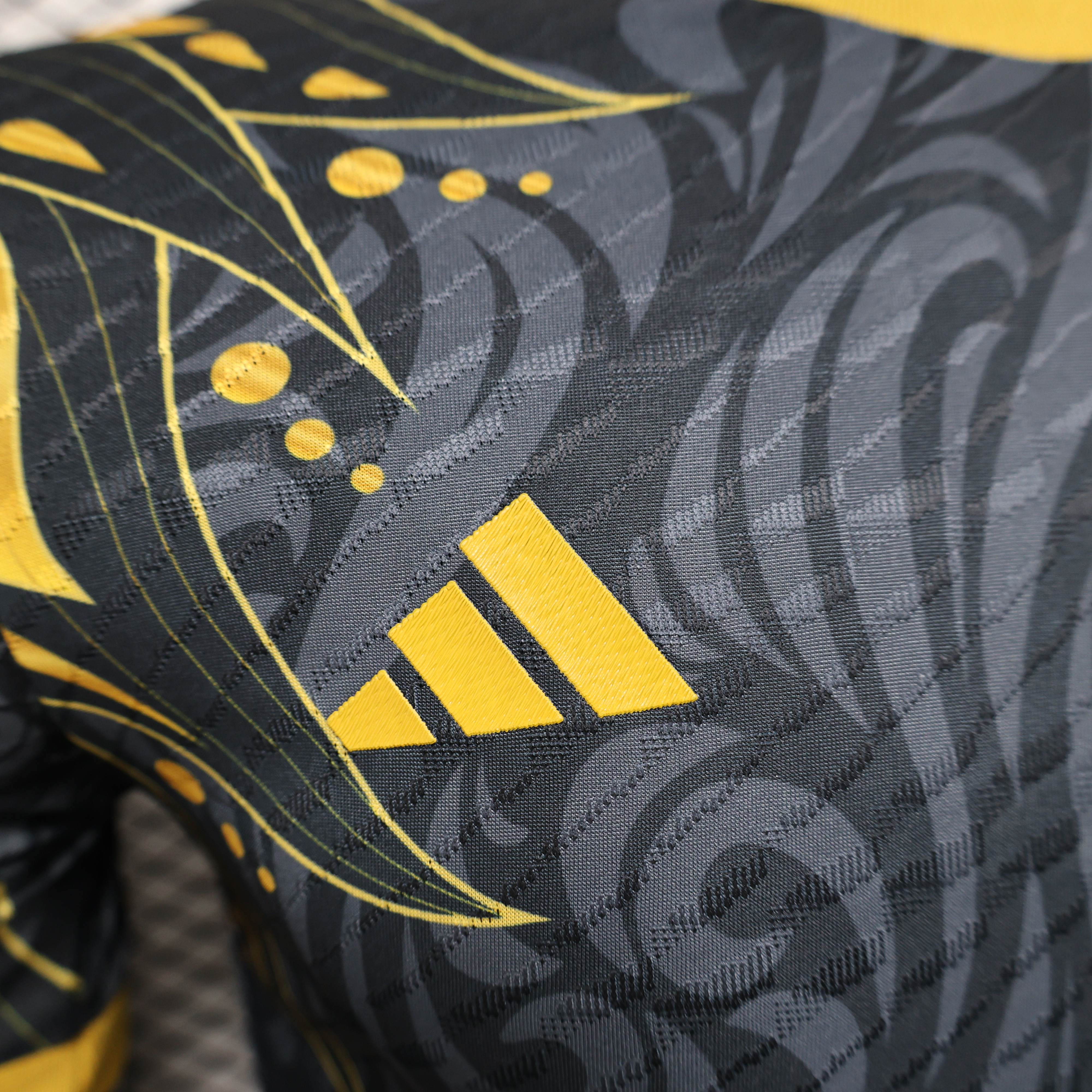 Real Madrid 24-25 Black Yellow Special Edition Jersey - Player Version - Unitedfutballjersey