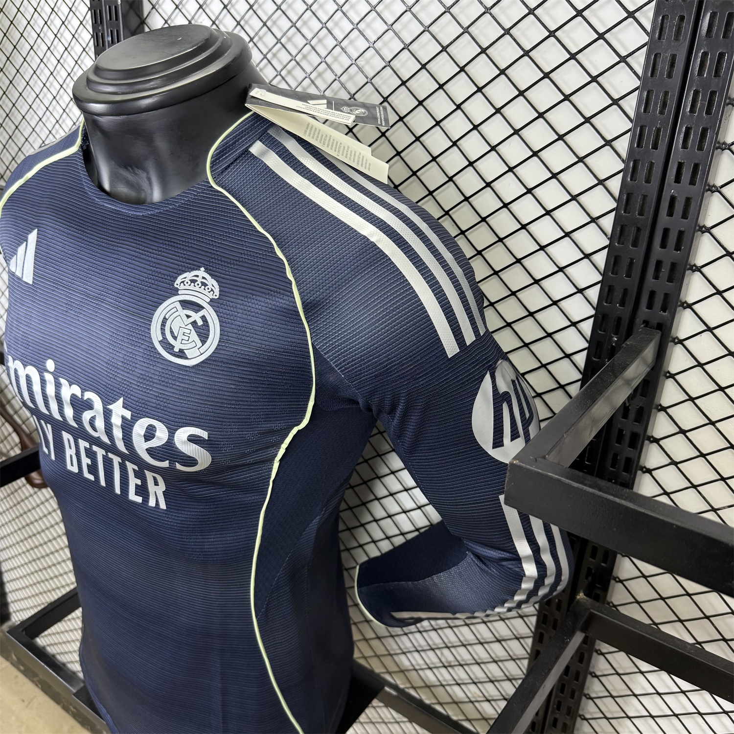 Real Madrid 25-26 Away Long Sleeve Jersey - Player Version - Unitedfutballjersey