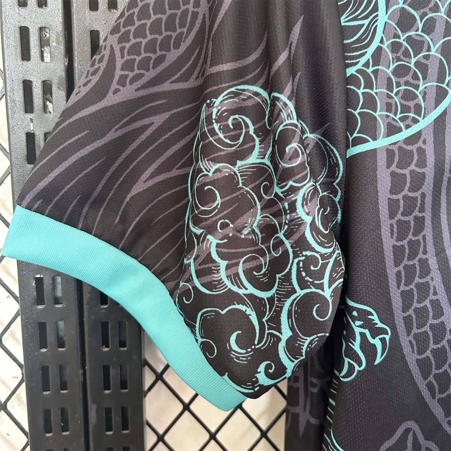 Real Madrid 25-26 Blue Dragon Black Jersey - Fans Version - Unitedfutballjersey