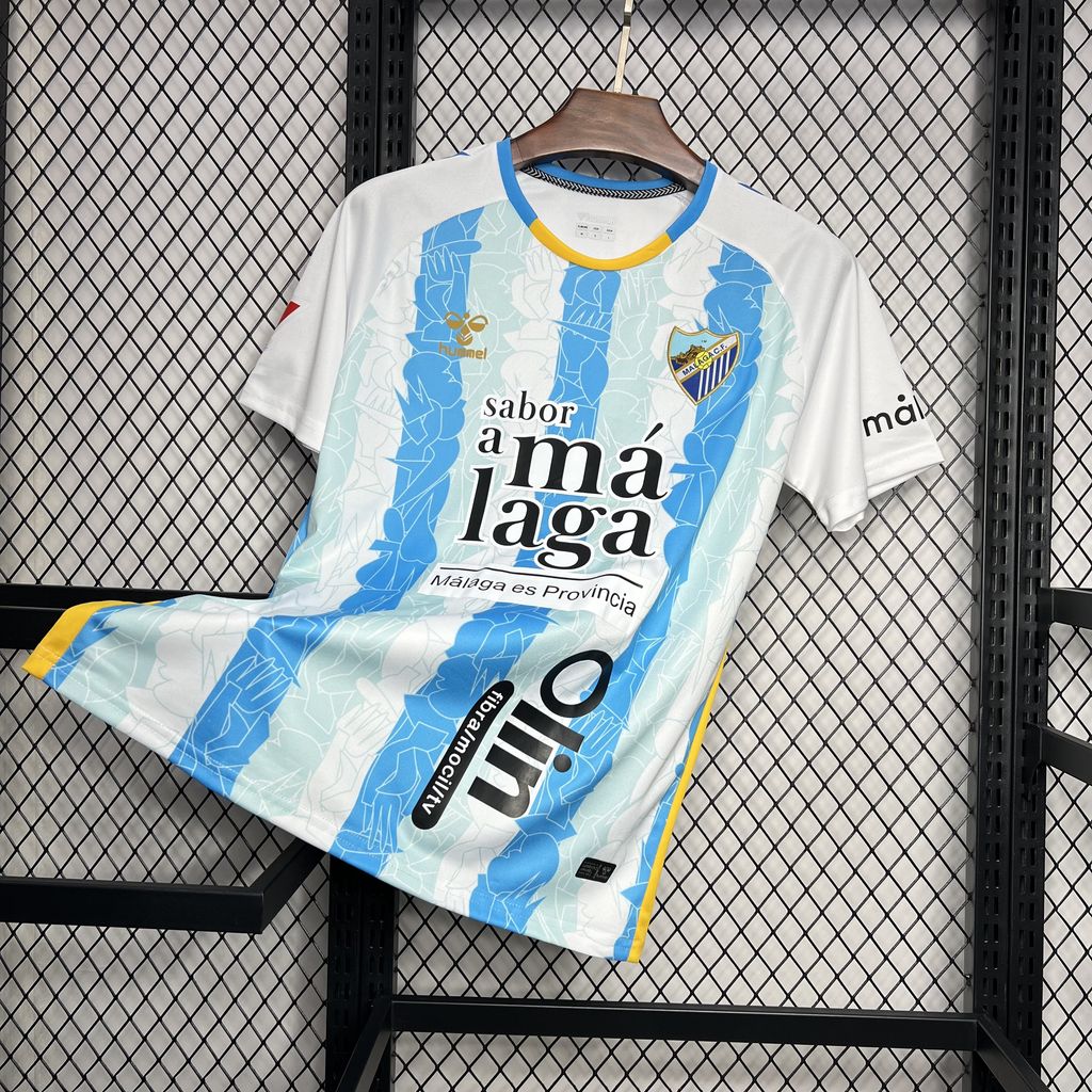 Malaga 24-25 Home Stadium Jersey - Fans Version - Unitedfutballjersey