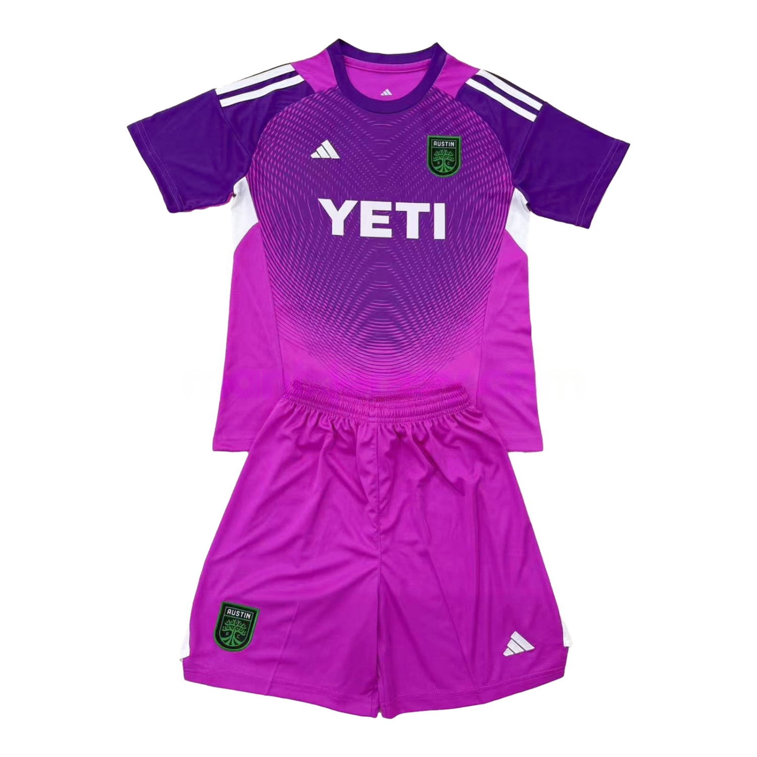 Austin 25-26 Purple Goalkeeper Kids Kit - Unitedfutballjersey