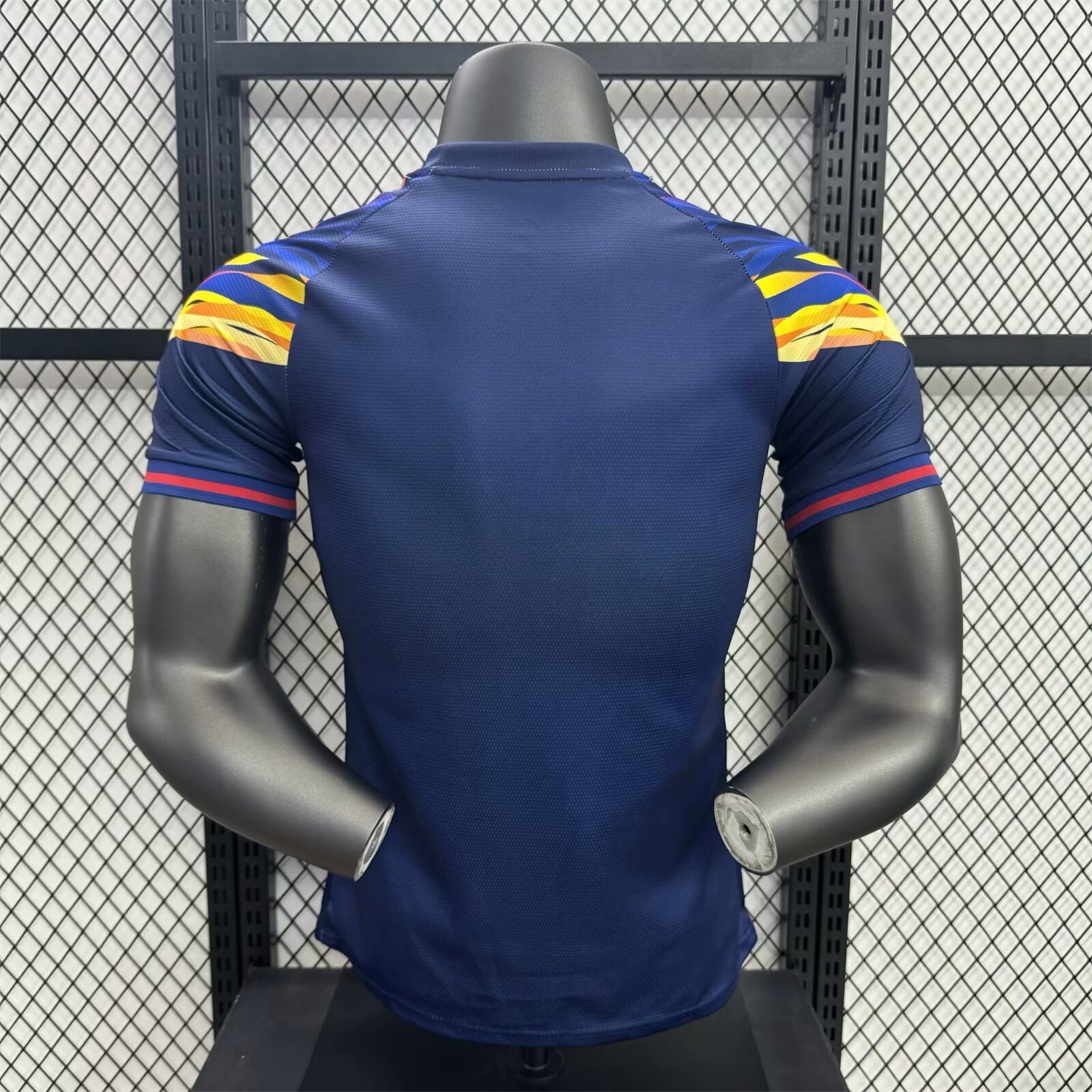 Club América 25-26 V-Shaped Camouflage Pattern Deep Blue Jersey - Player Version - Unitedfutballjersey