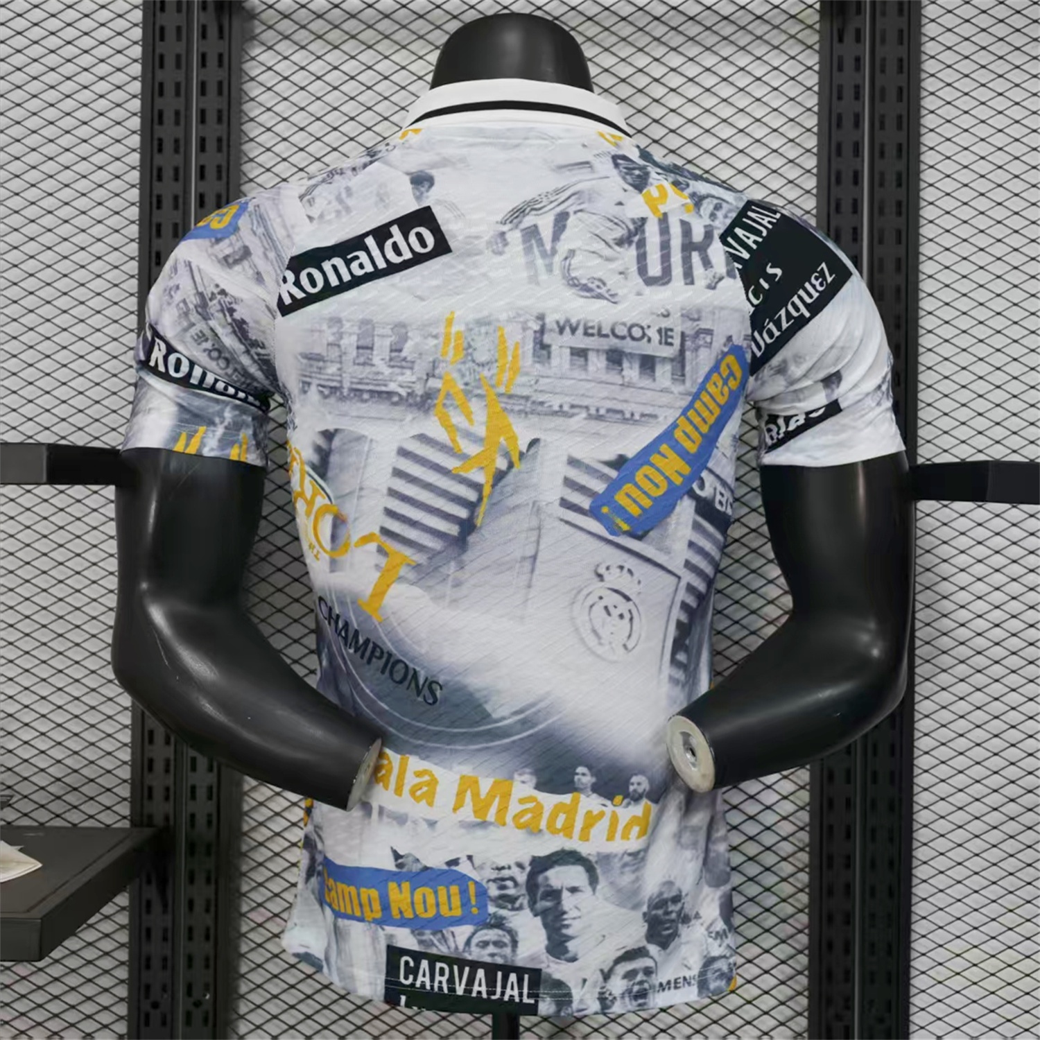 Real Madrid 25-26 Capture Of Camp Nou POLO White Special Jersey - Player Version - Unitedfutballjersey