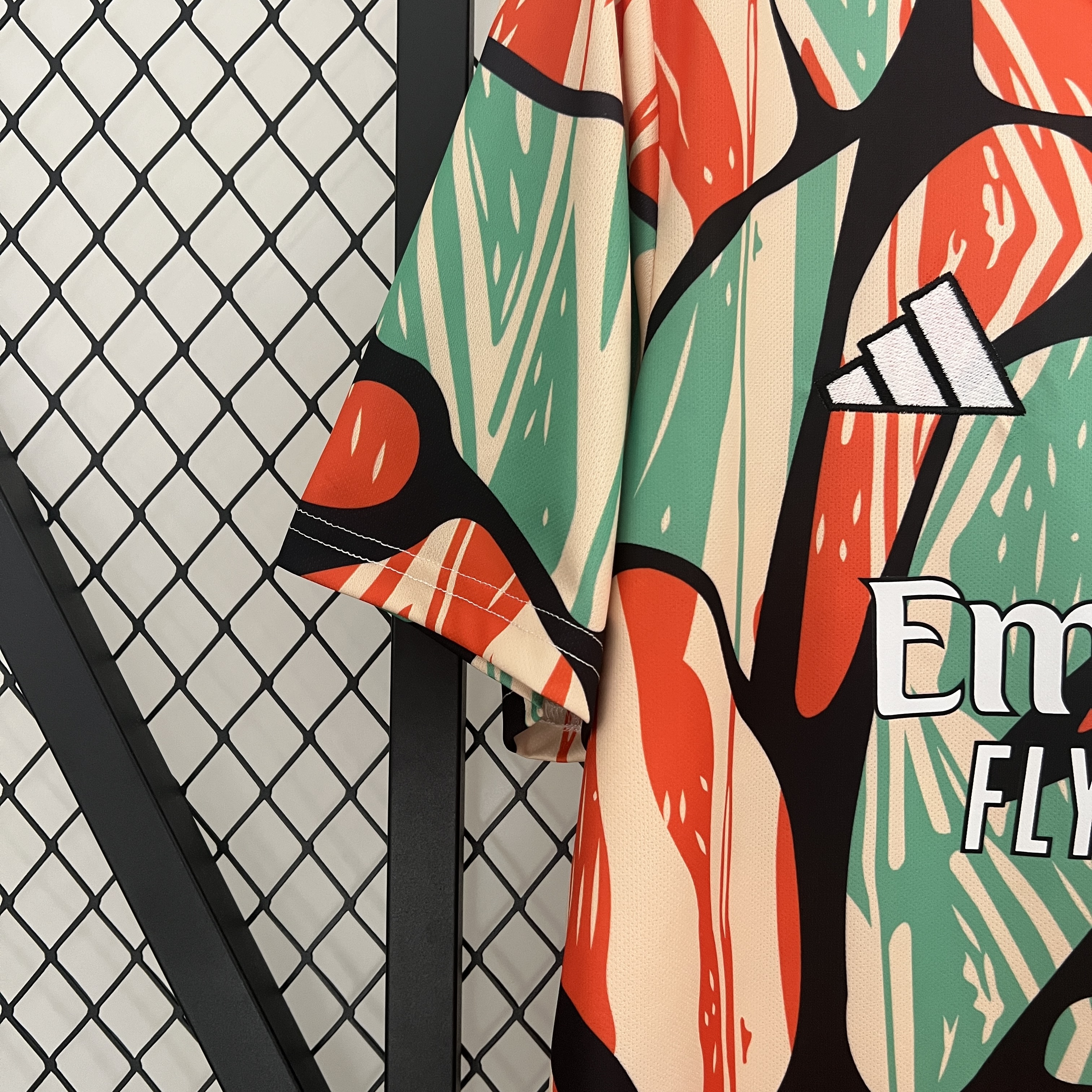 Arsenal 24-25 Red Green Pre-match Jersey - Fans Version - Unitedfutballjersey