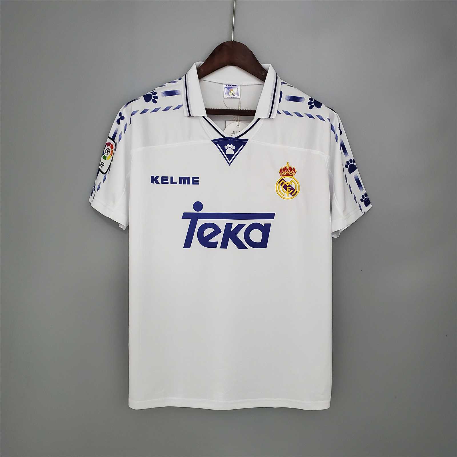 Real Madrid Retro 96-97 Home Stadium Jersey - Unitedfutballjersey