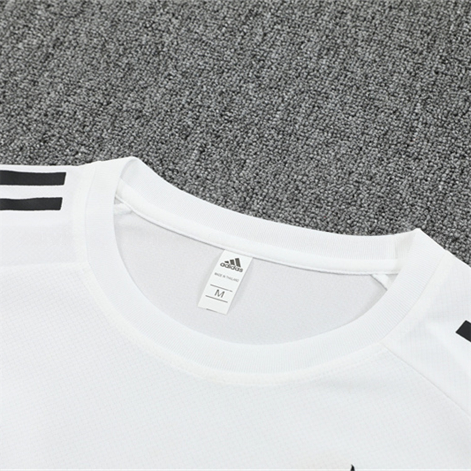 Germany 25-26 Kids Short-Sleeve Training Set - White Top & Black Shorts - Unitedfutballjersey