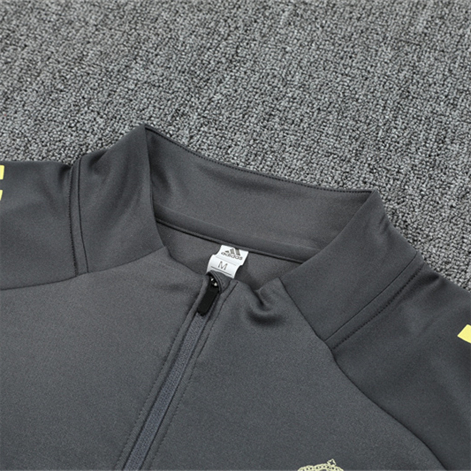 Real Madrid 25-26 Kid Long Sleeves Training Set - Gray Top & Gray Pants - Unitedfutballjersey